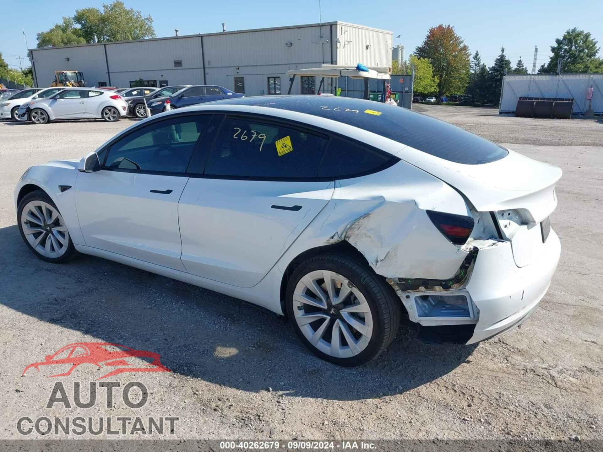 TESLA MODEL 3 2022 - 5YJ3E1EA4NF120849