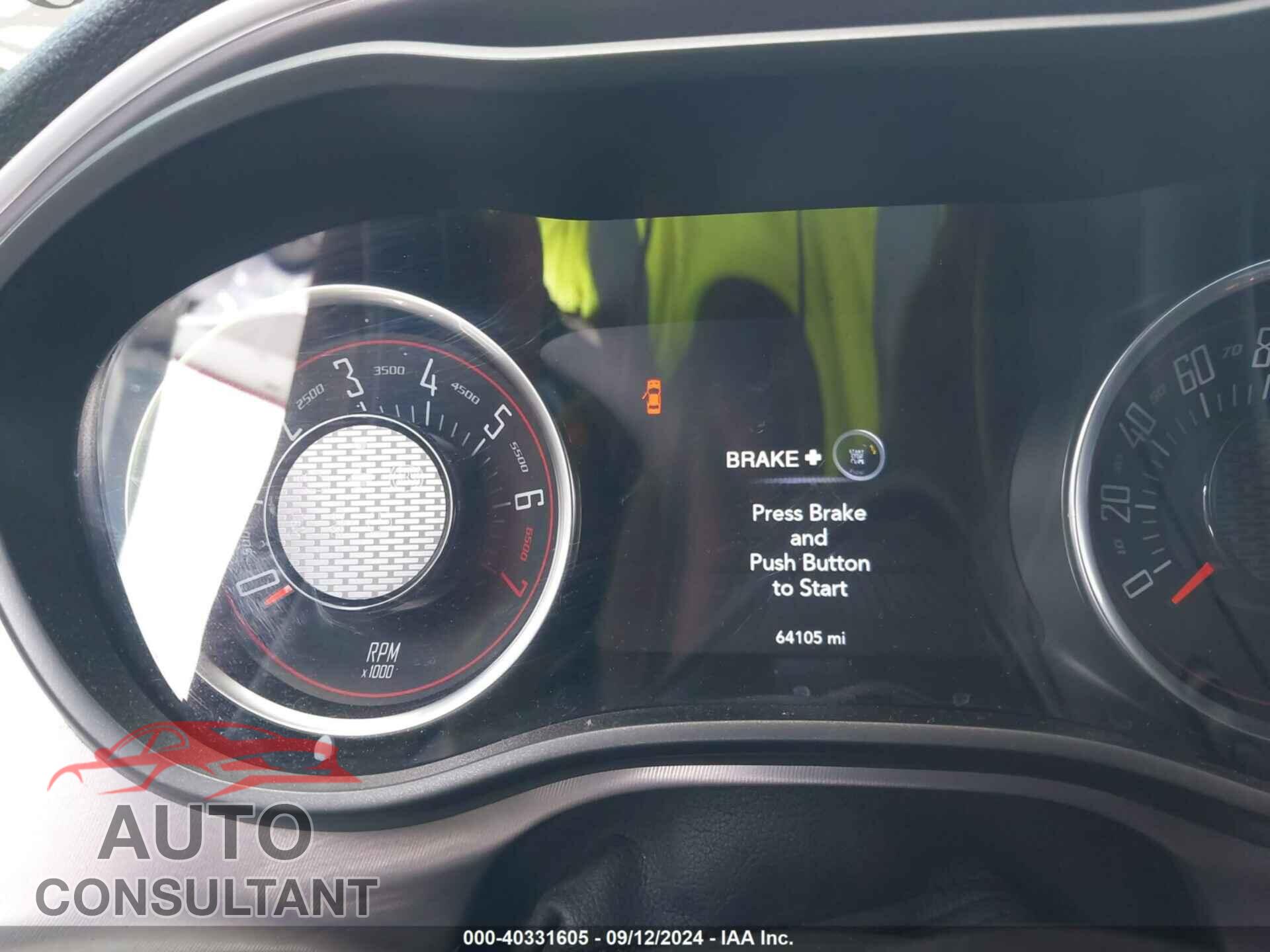 DODGE CHALLENGER 2019 - 2C3CDZAG1KH701649