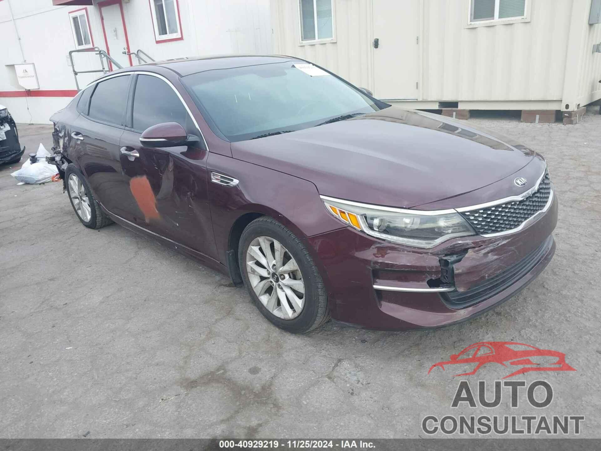 KIA OPTIMA 2018 - 5XXGU4L39JG212007