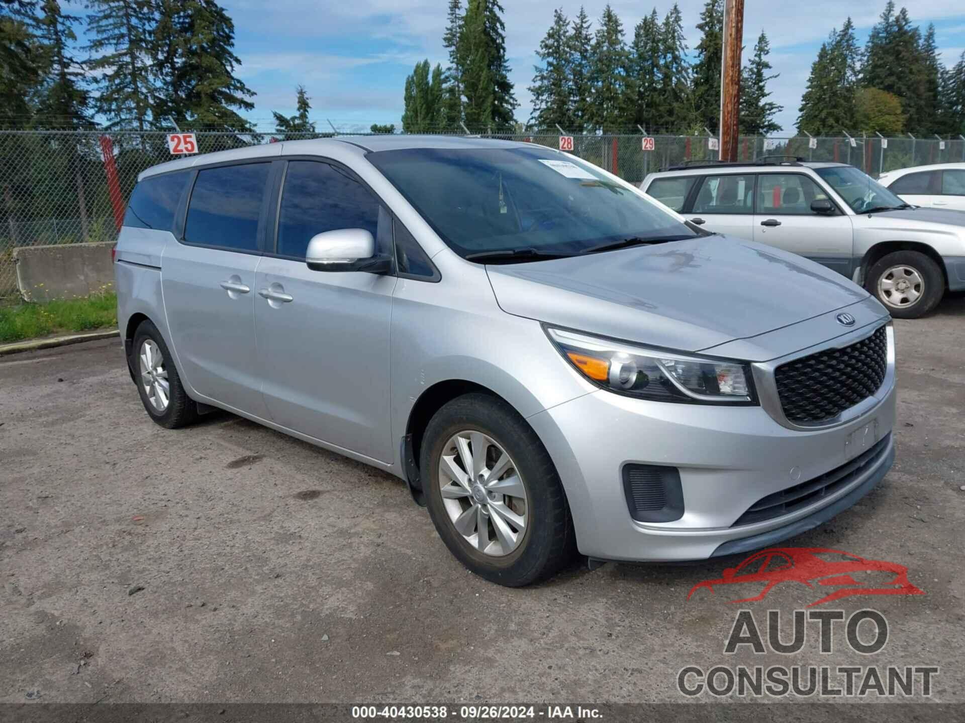 KIA SEDONA 2016 - KNDMA5C10G6158670