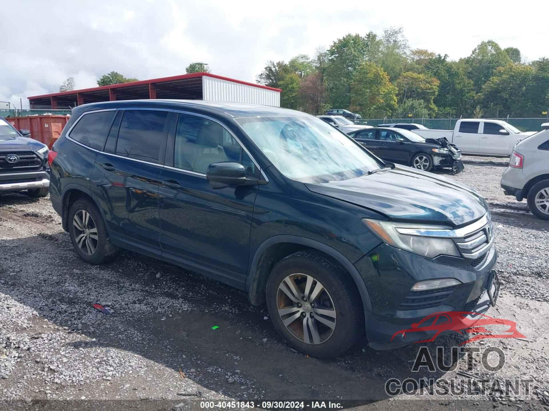 HONDA PILOT 2016 - 5FNYF6H55GB003539