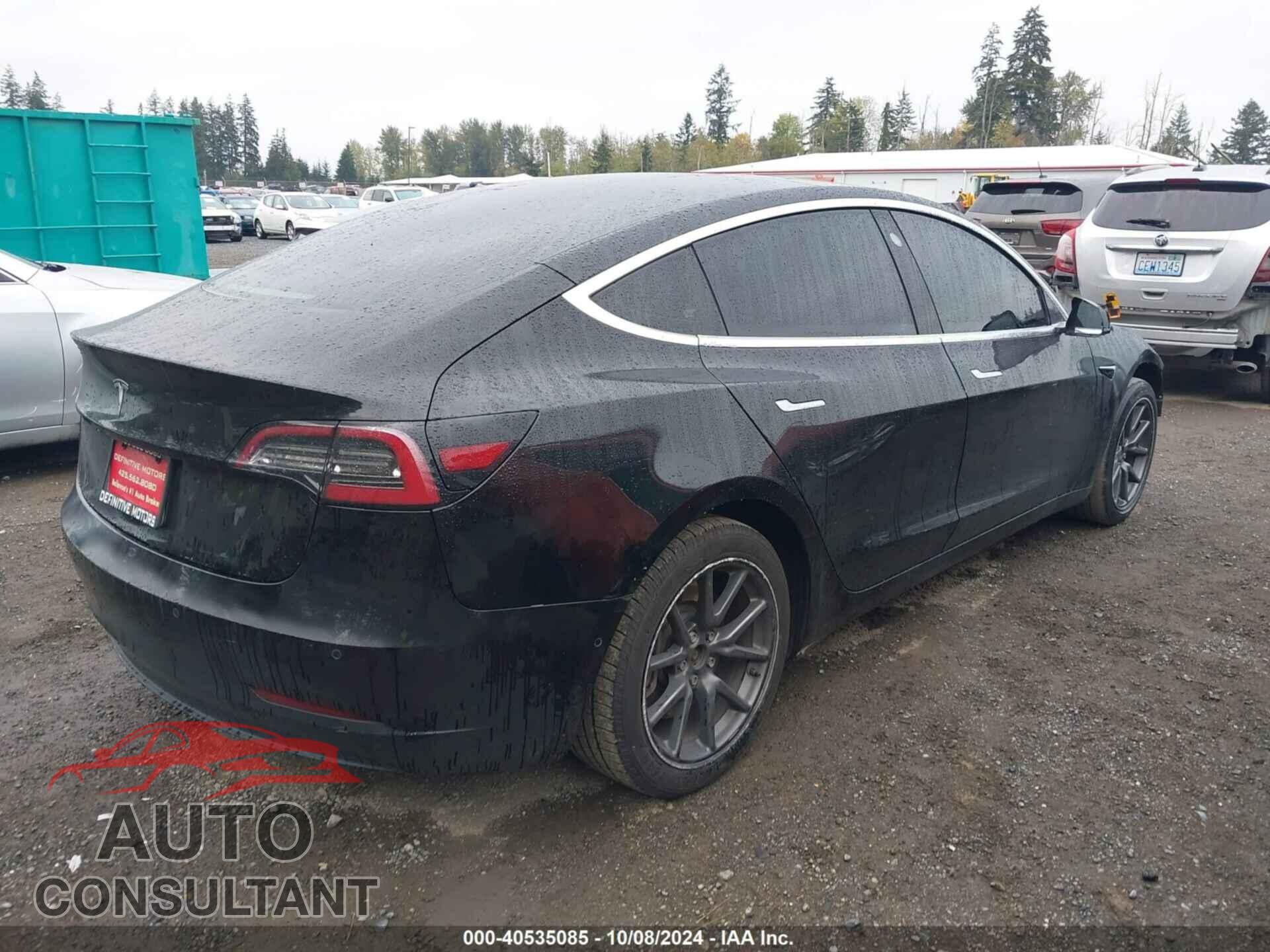 TESLA MODEL 3 2019 - 5YJ3E1EA3KF316907