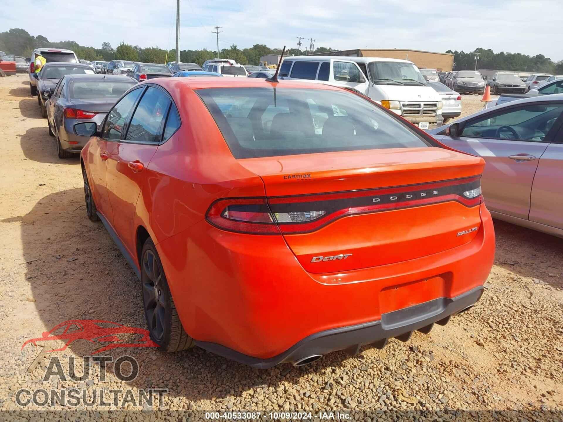 DODGE DART 2016 - 1C3CDFBB2GD653245