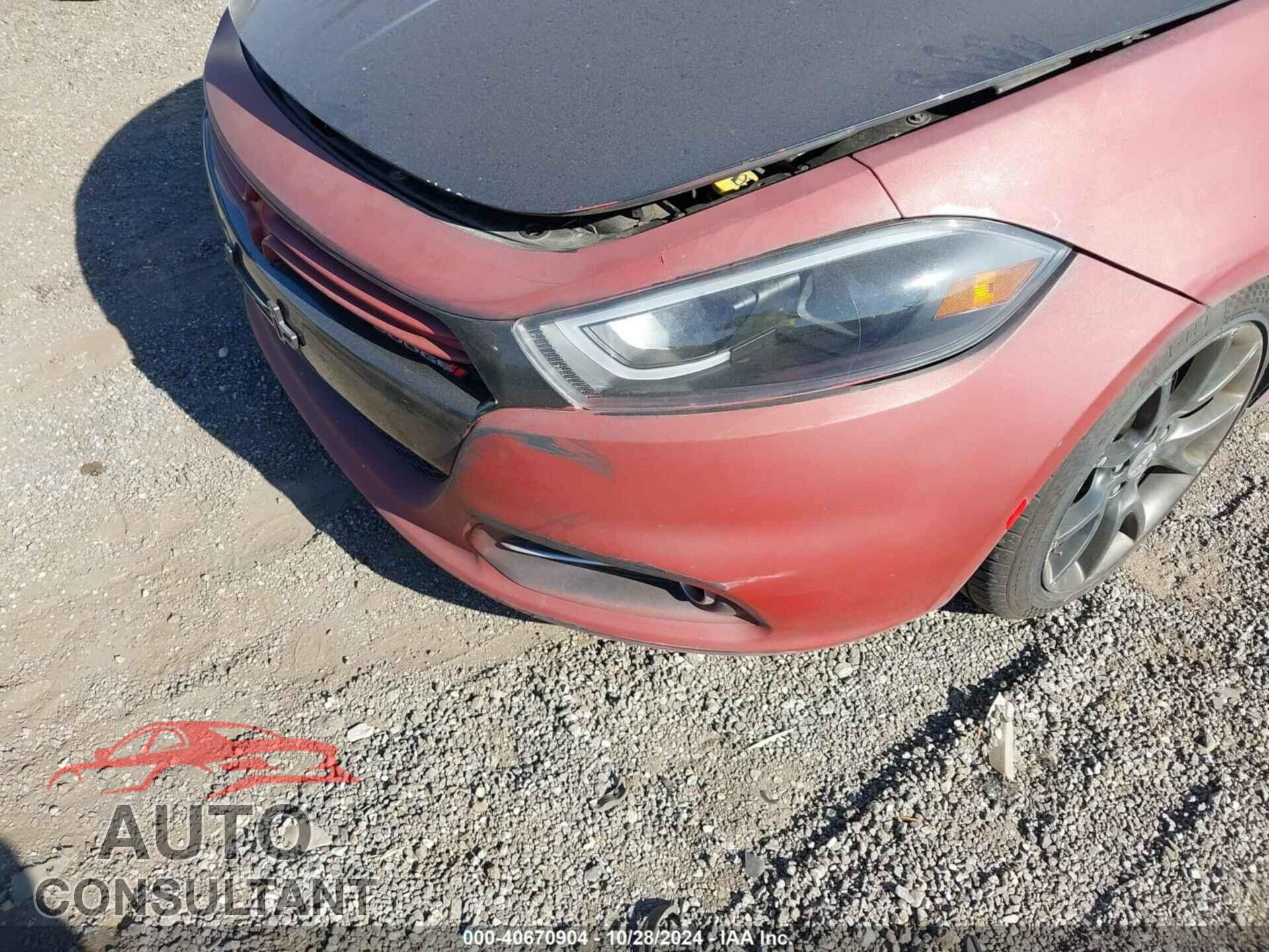 DODGE DART 2014 - 1C3CDFEB5ED724687
