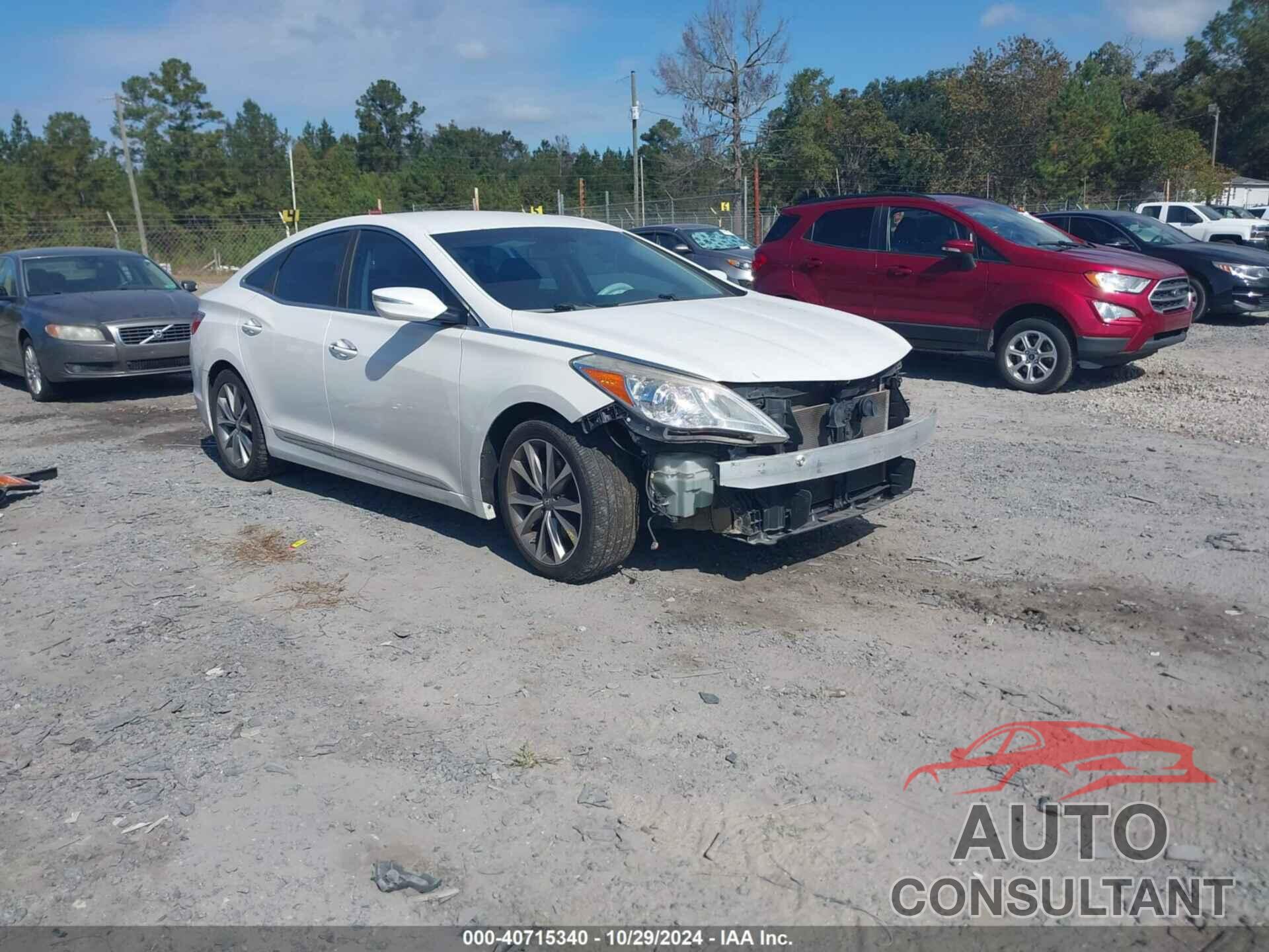 HYUNDAI AZERA 2017 - KMHFG4JG0HA581719