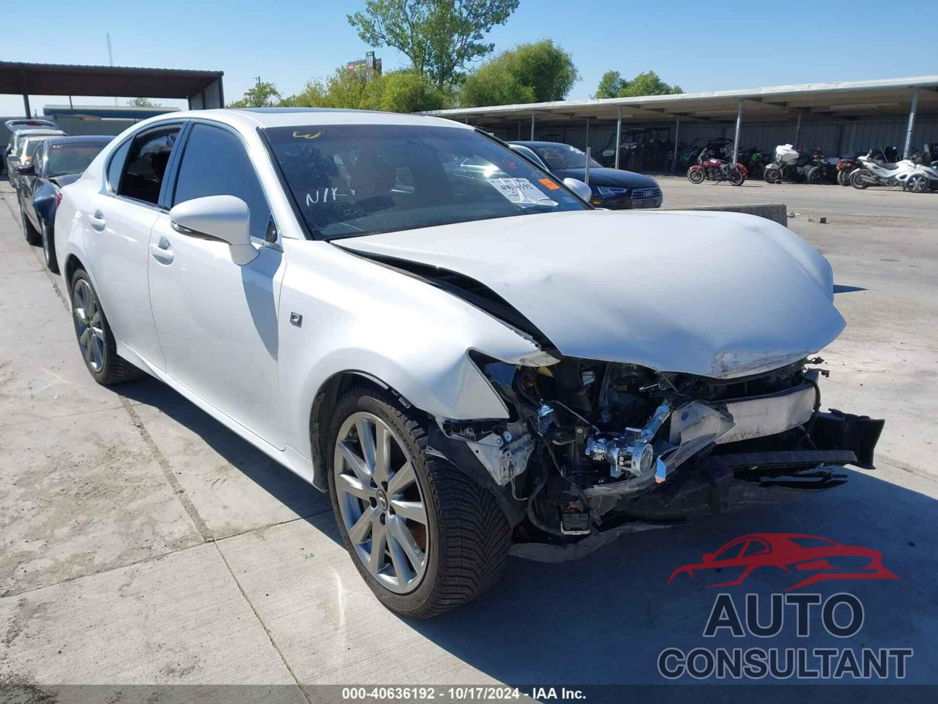 LEXUS GS 2013 - JTHCE1BLXD5018234
