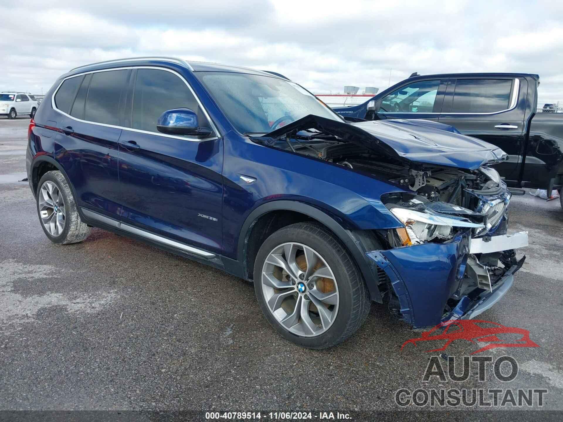 BMW X3 2016 - 5UXWX7C55G0R16915