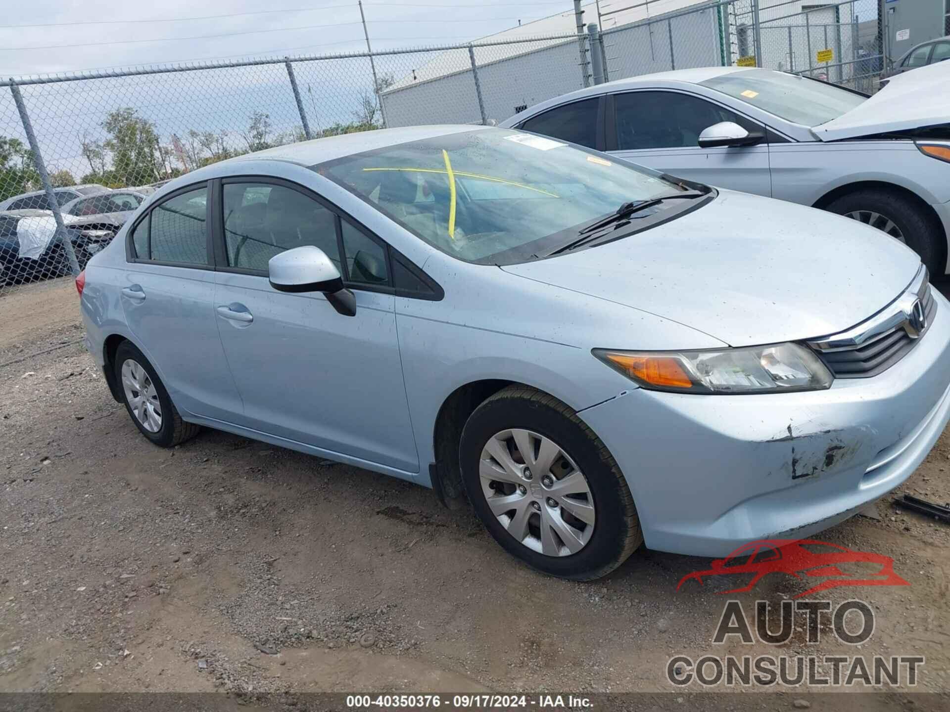 HONDA CIVIC 2012 - 19XFB2F52CE028591