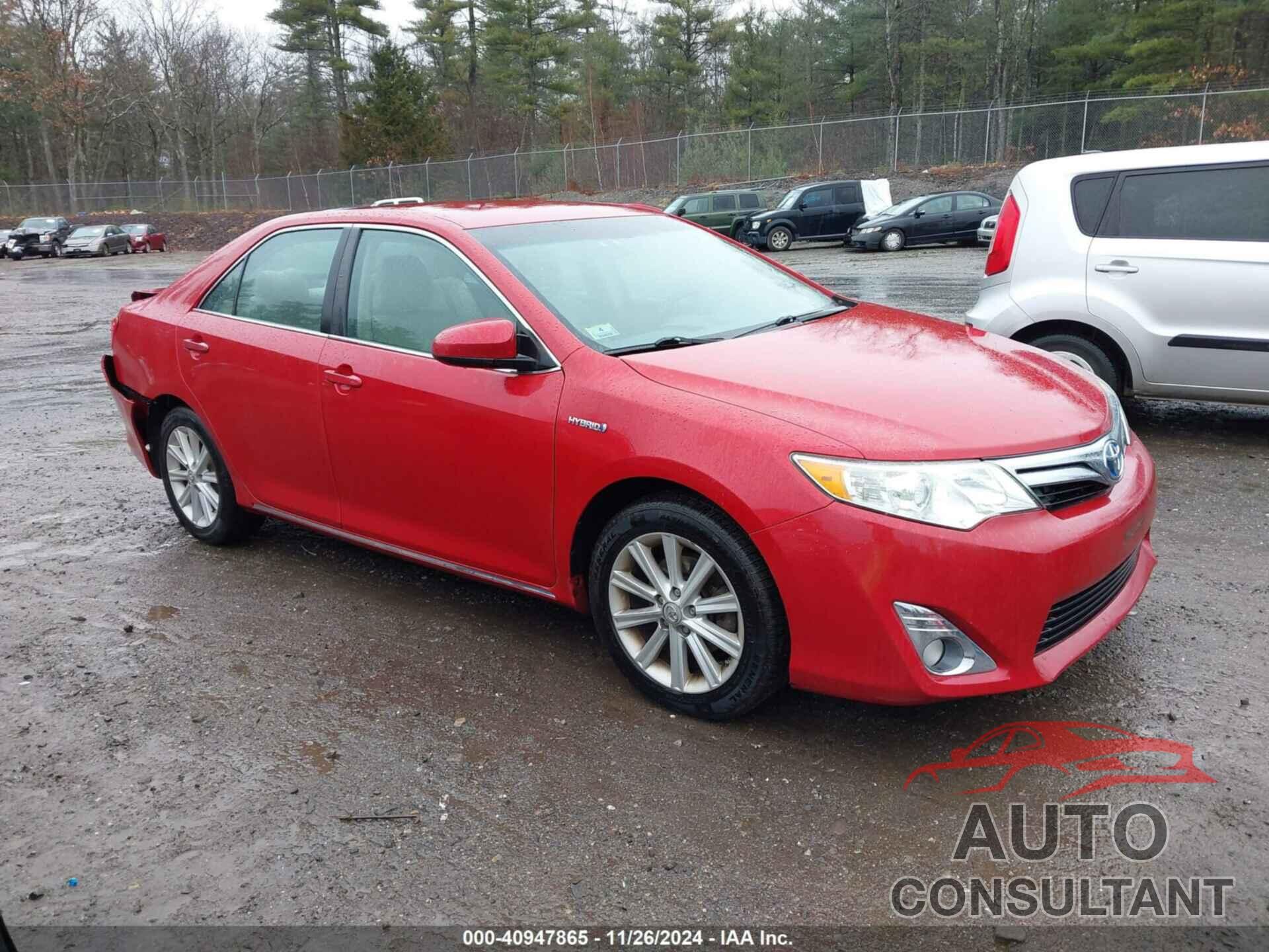 TOYOTA CAMRY HYBRID 2012 - 4T1BD1FK4CU015279