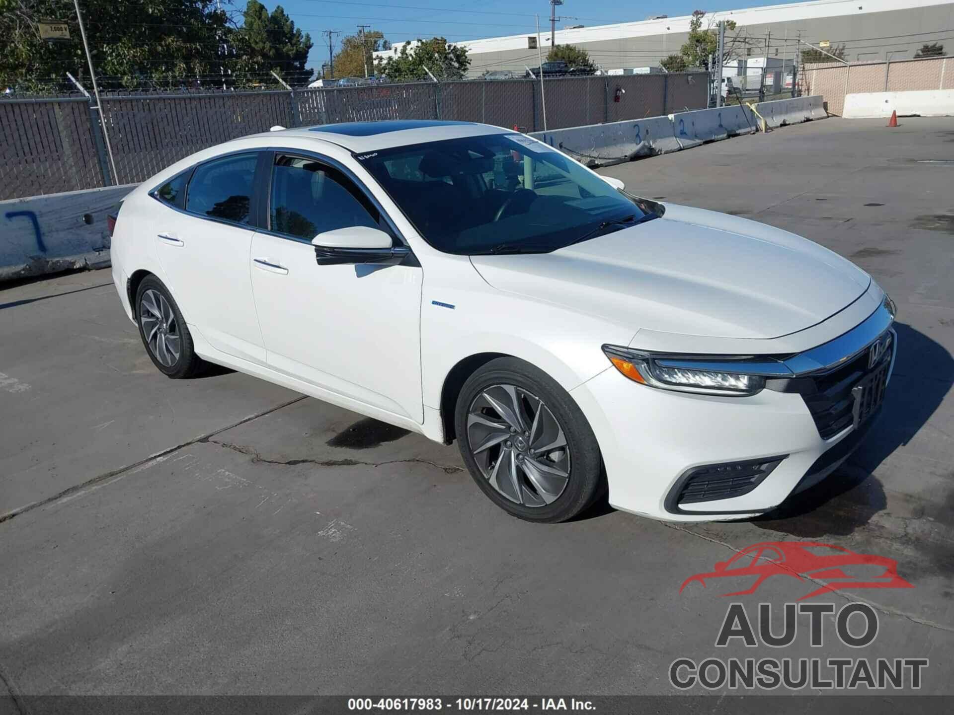 HONDA INSIGHT 2019 - 19XZE4F98KE031660