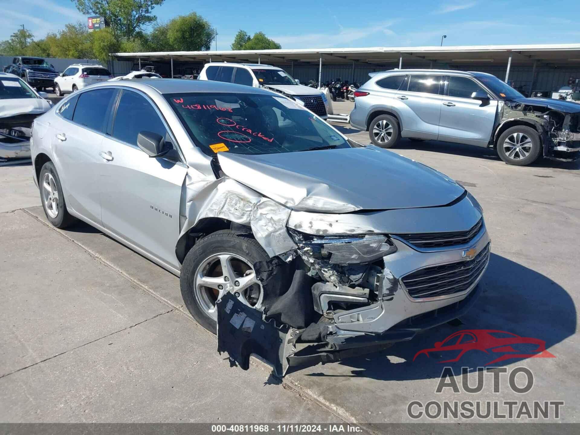 CHEVROLET MALIBU 2016 - 1G1ZB5ST6GF263163