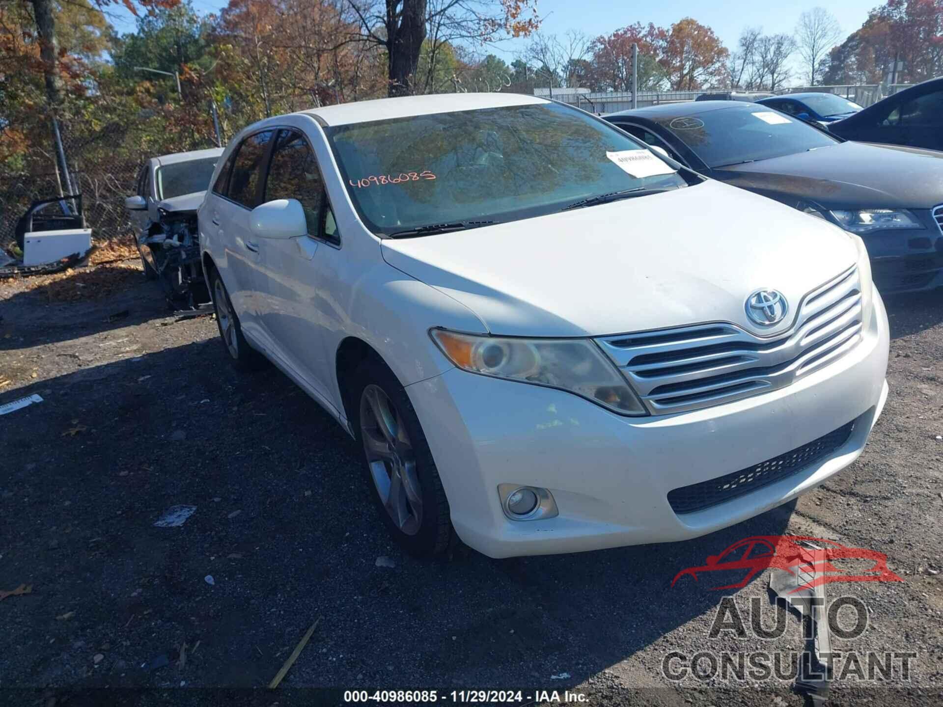 TOYOTA VENZA 2012 - 4T3BK3BBXCU070754