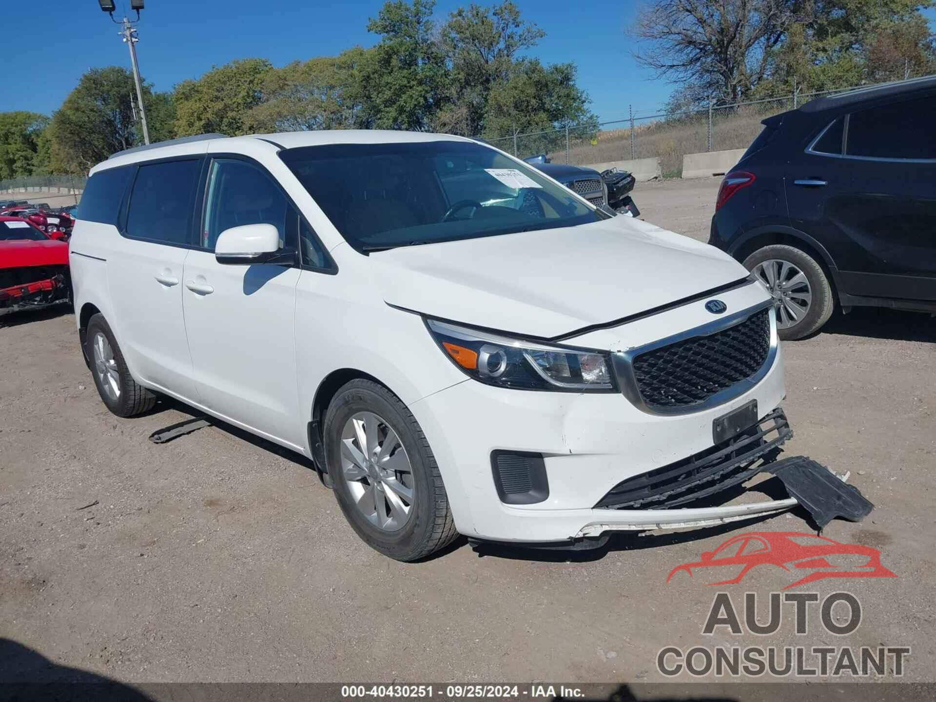 KIA SEDONA 2016 - KNDMB5C17G6198886