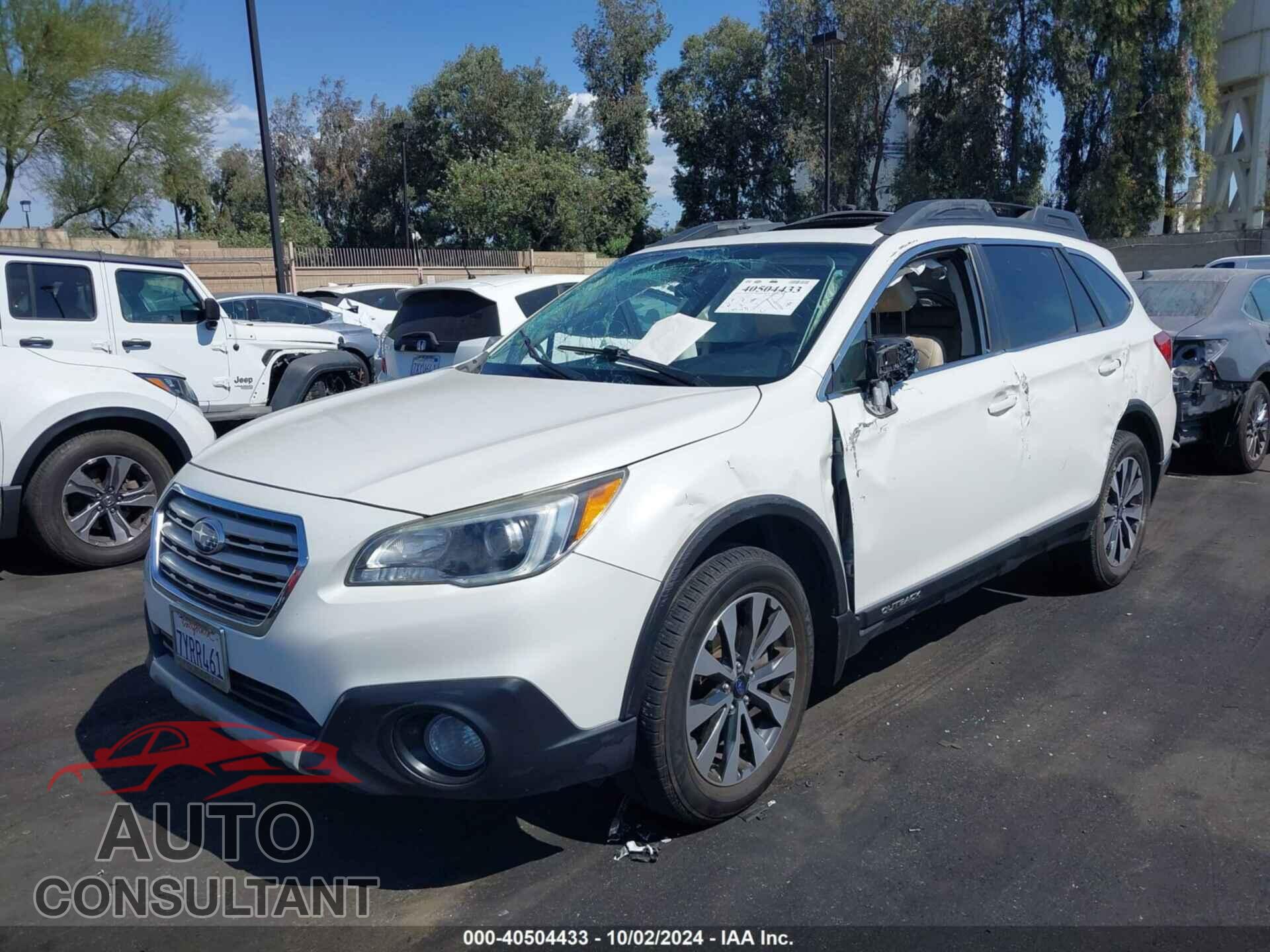 SUBARU OUTBACK 2017 - 4S4BSANC2H3381089