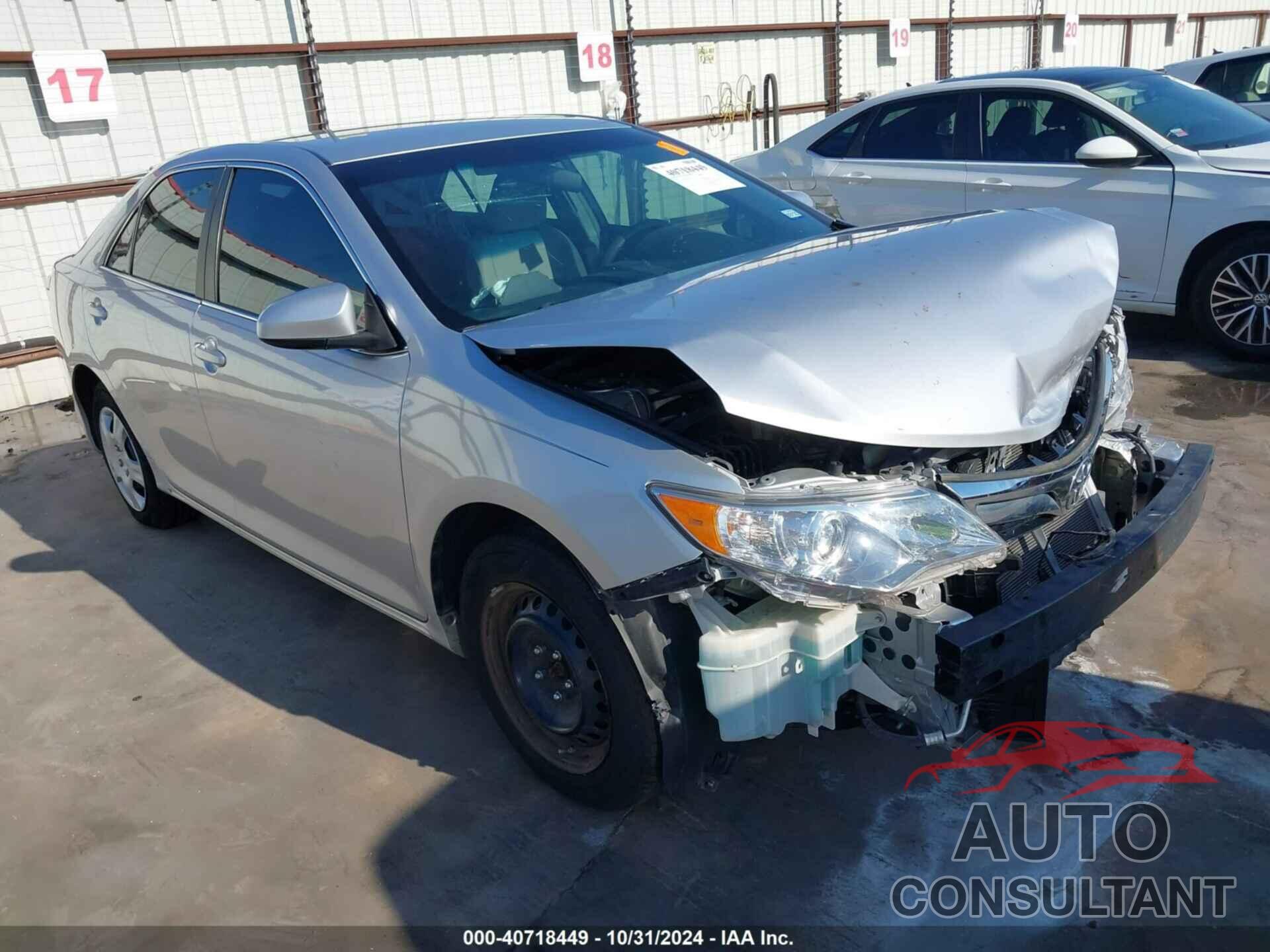 TOYOTA CAMRY 2012 - 4T4BF1FK5CR271463