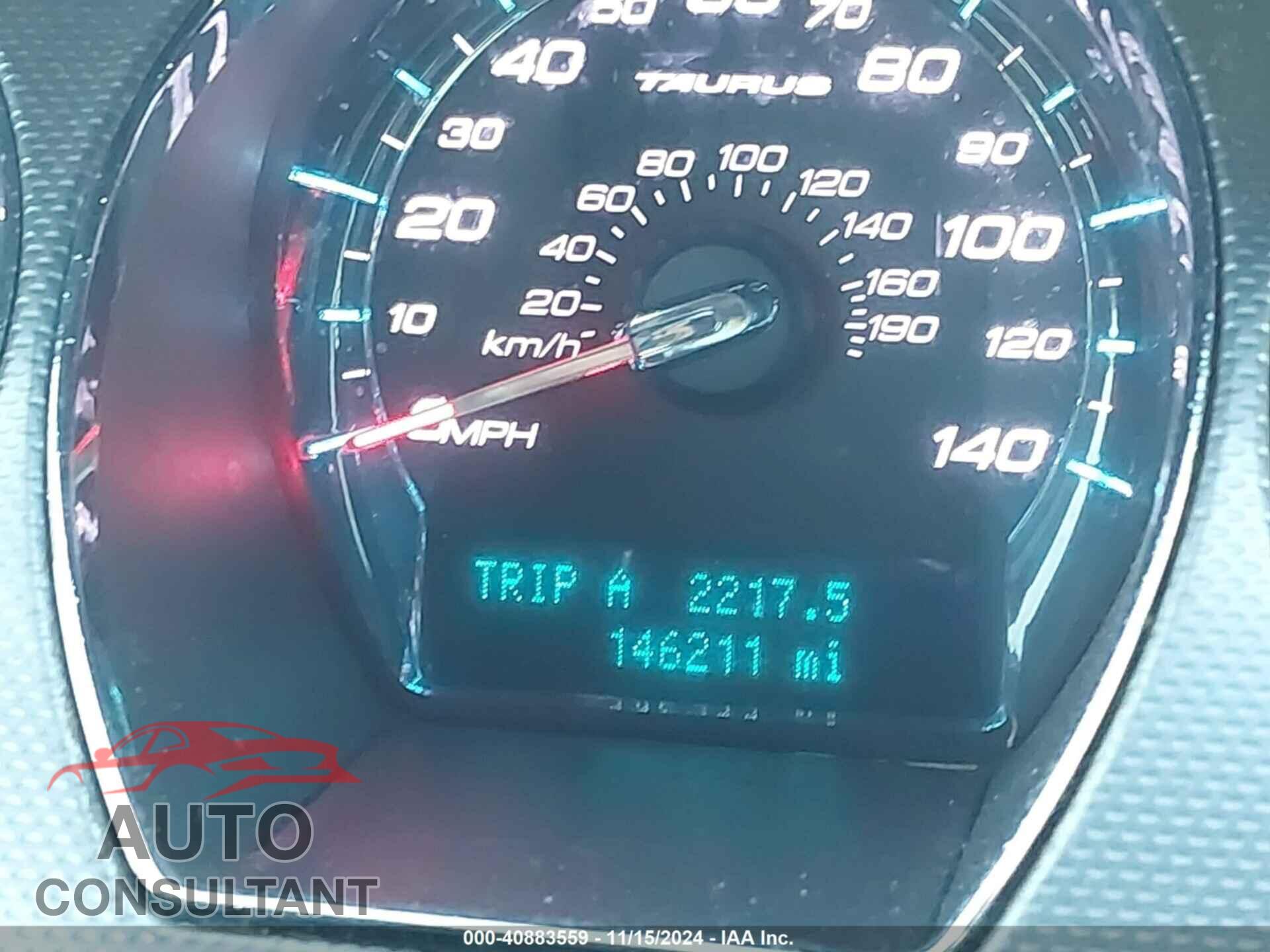 FORD TAURUS 2011 - 1FAHP2EW8BG100256
