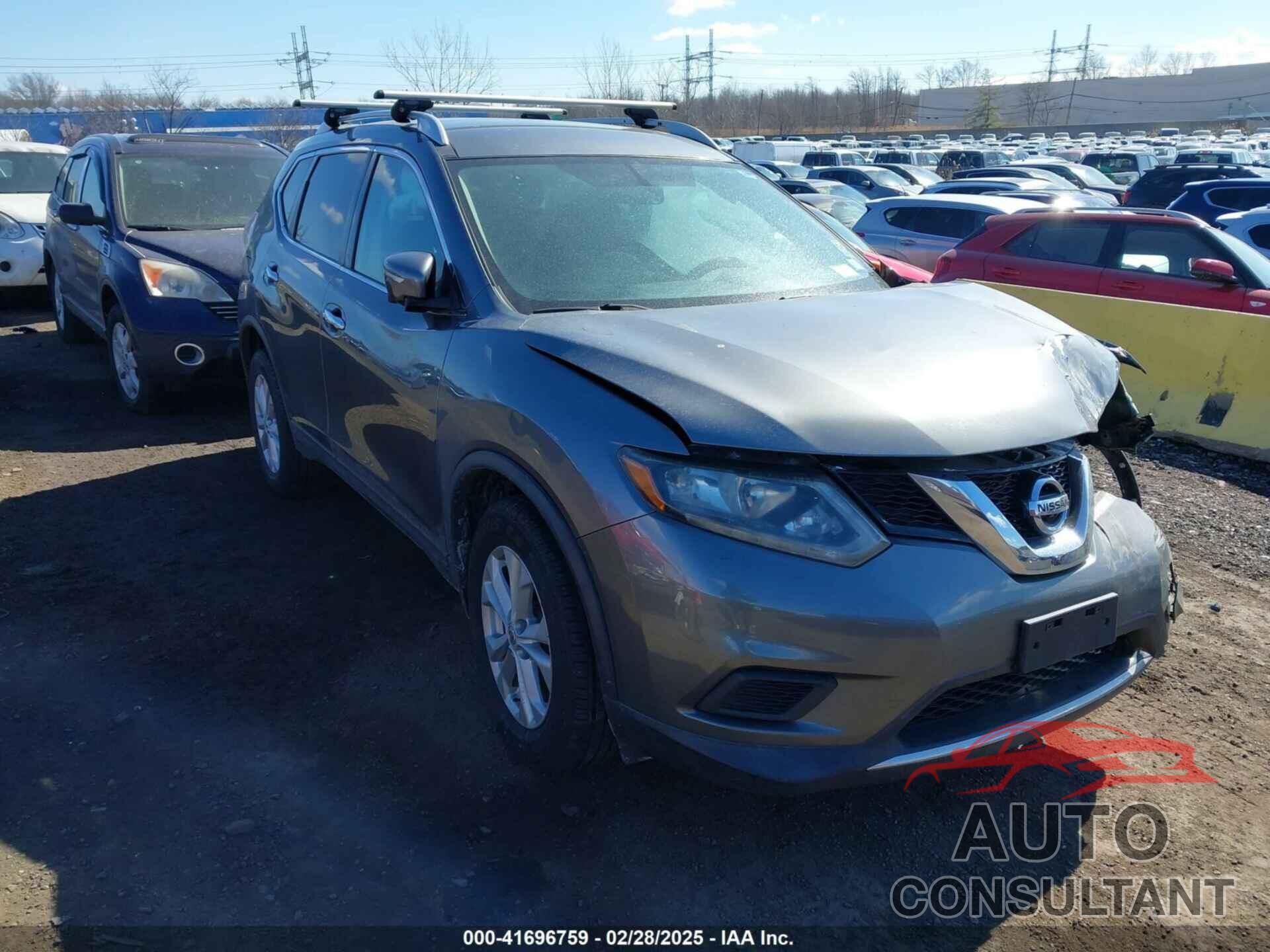 NISSAN ROGUE 2015 - KNMAT2MV6FP550607