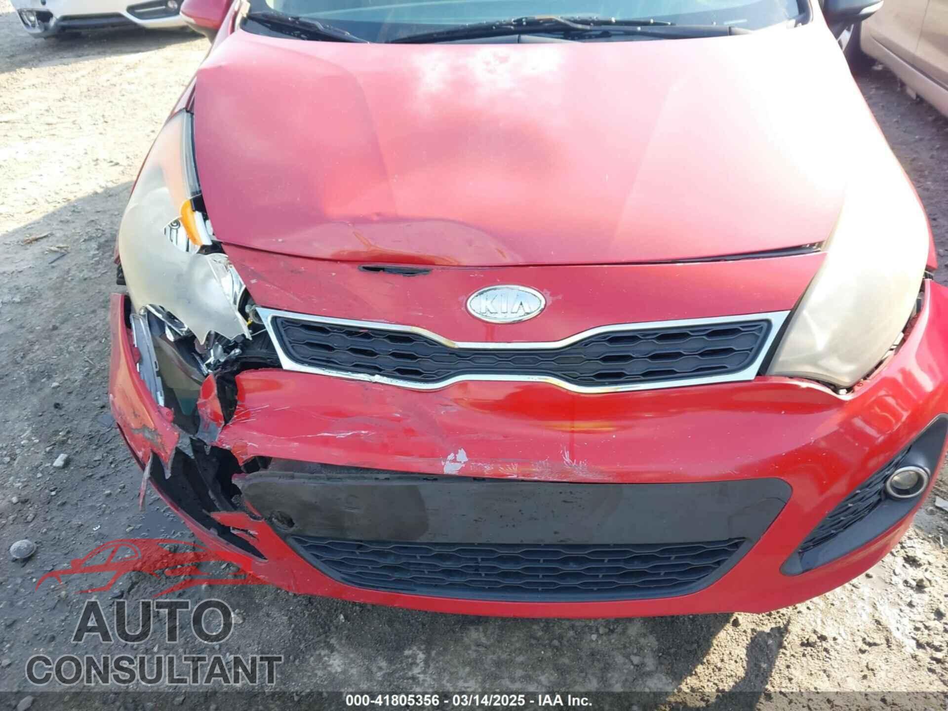 KIA RIO5 2012 - KNADN5A33C6068493