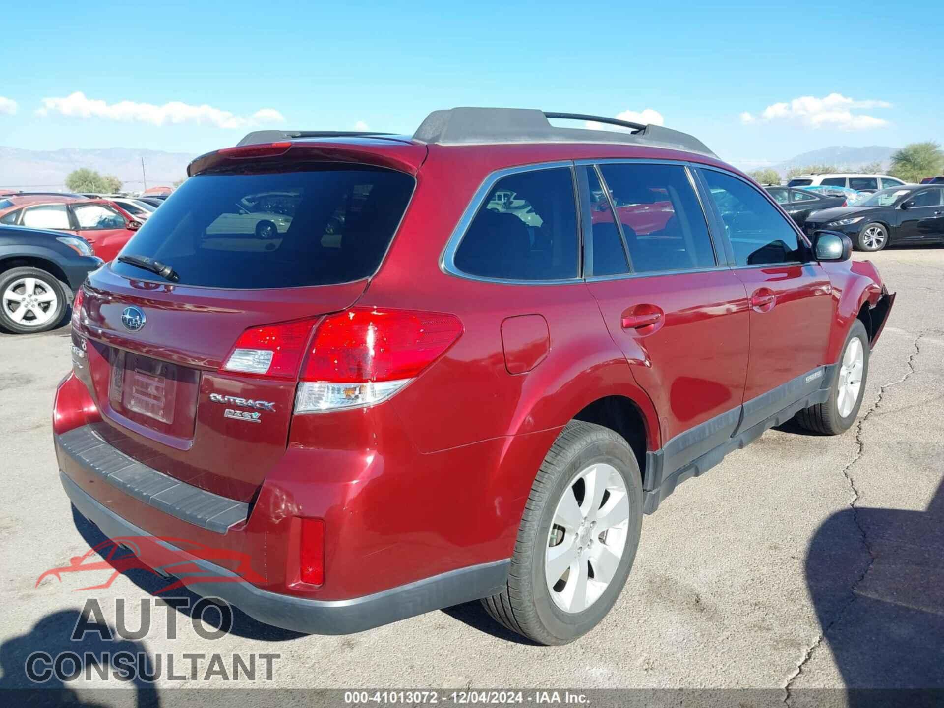SUBARU OUTBACK 2012 - 4S4BRBCC1C3228295