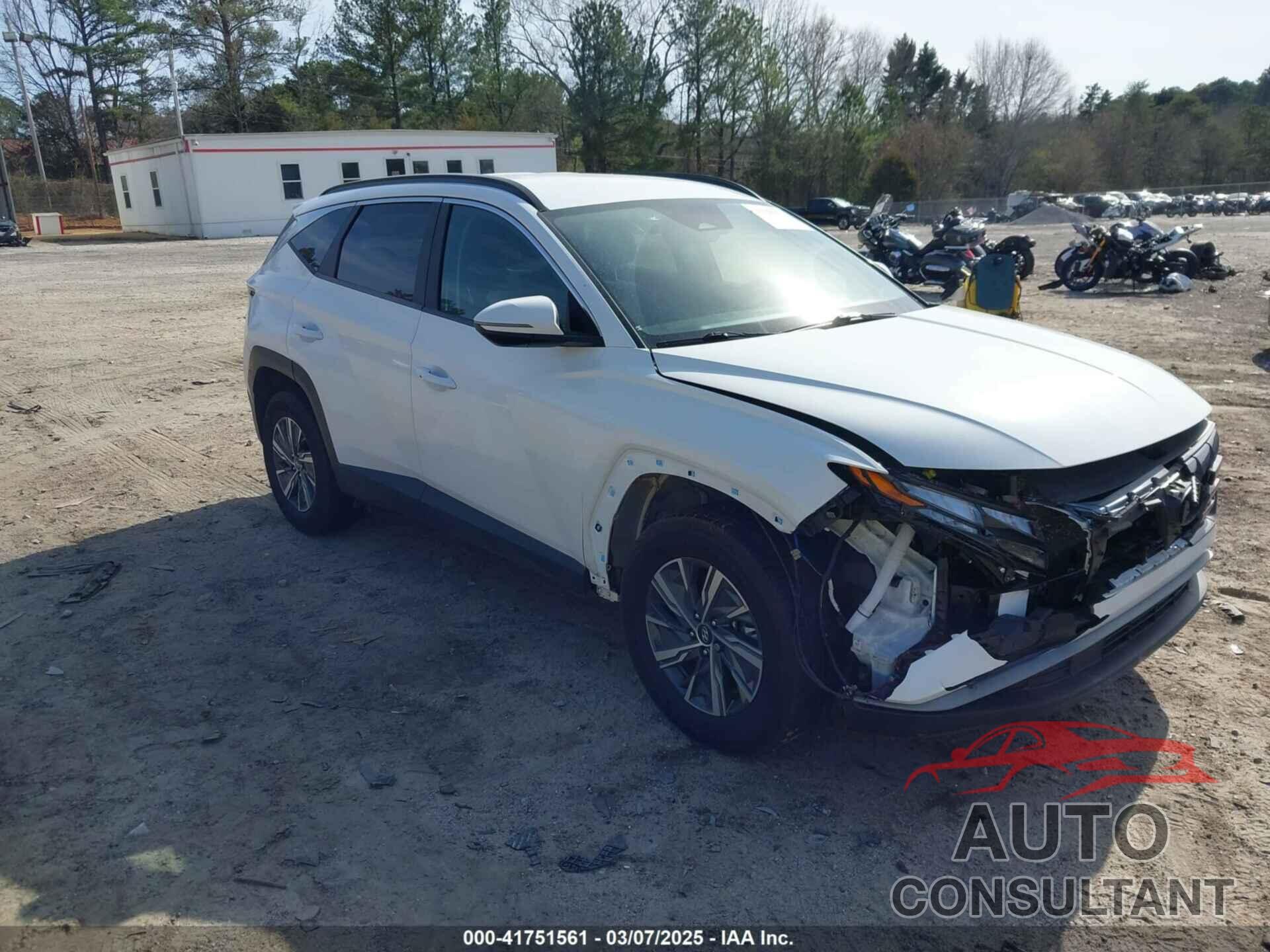 HYUNDAI TUCSON HYBRID 2022 - KM8JBCA15NU018979