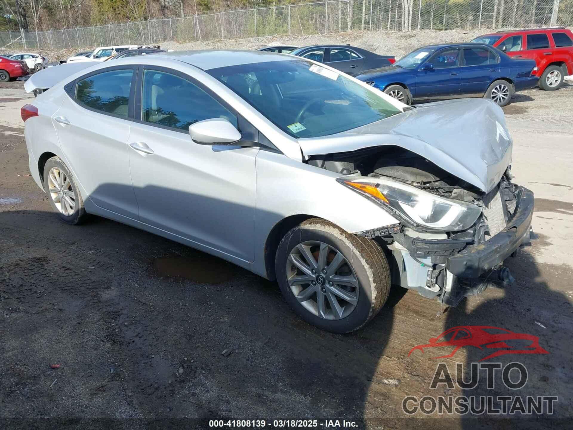 HYUNDAI ELANTRA 2016 - KMHDH4AE1GU501683