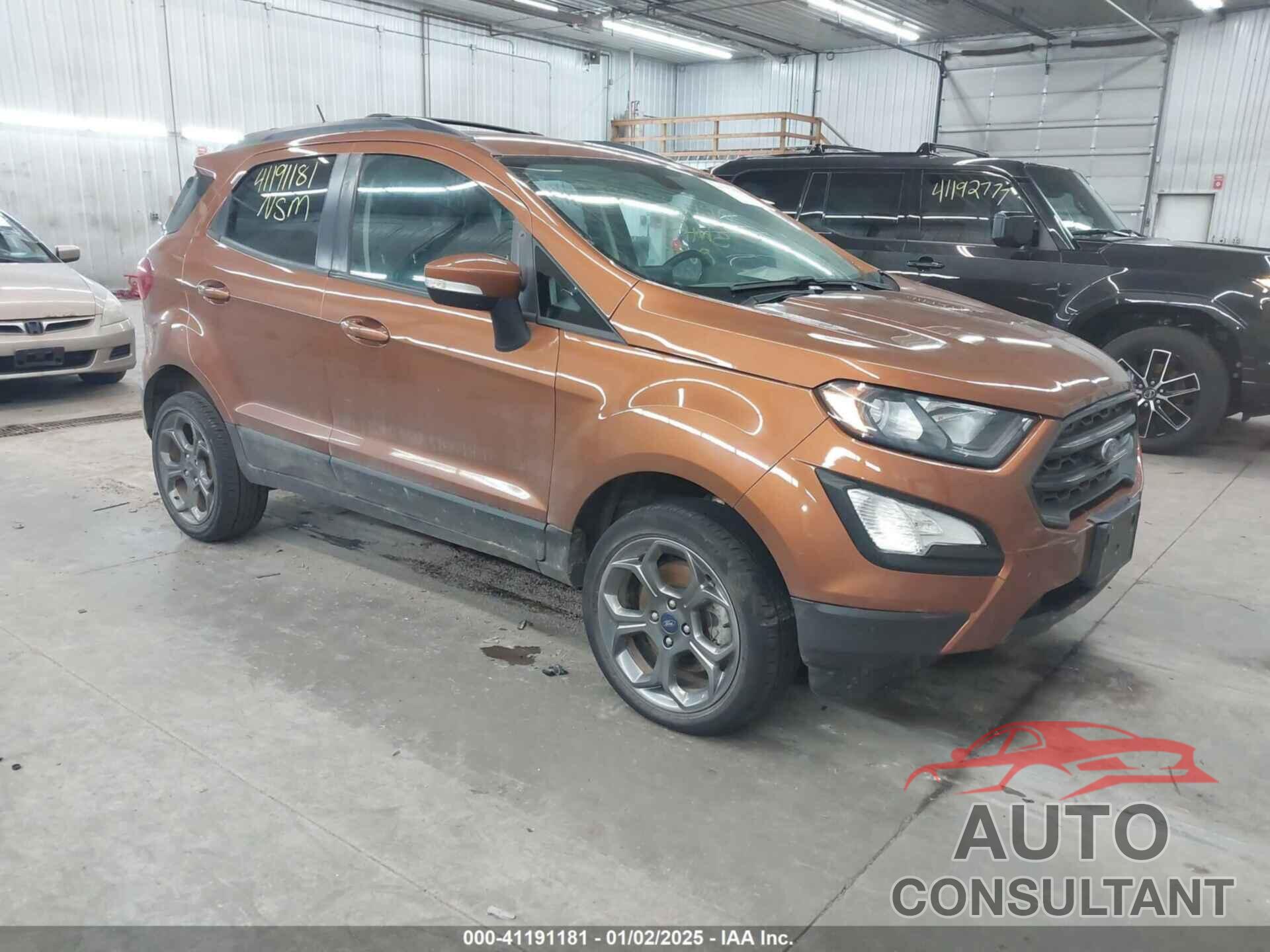 FORD ECOSPORT 2018 - MAJ6P1CL9JC209194
