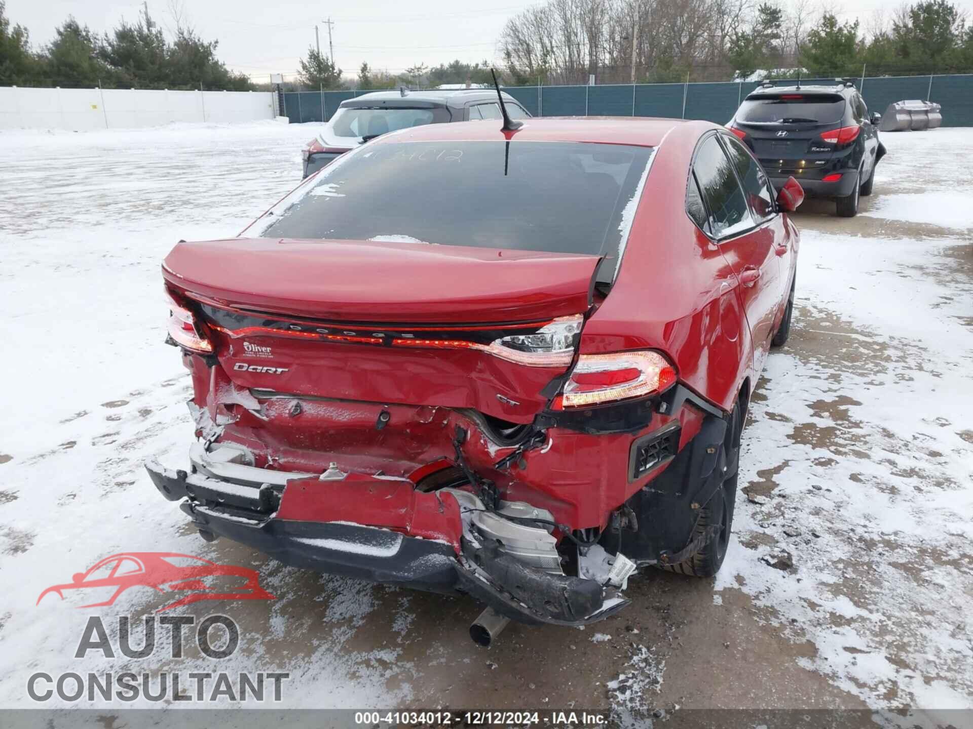DODGE DART 2014 - 1C3CDFEB8ED669393