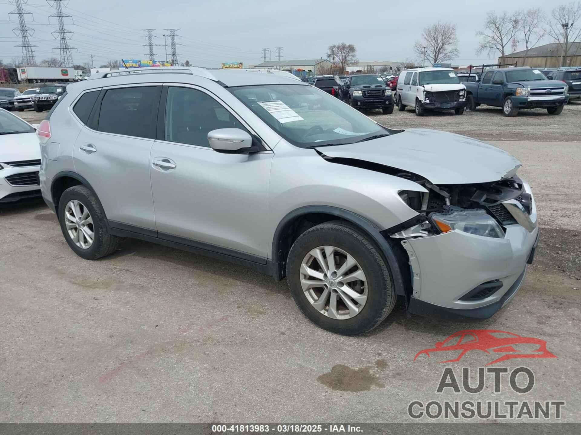 NISSAN ROGUE 2015 - KNMAT2MV1FP569551