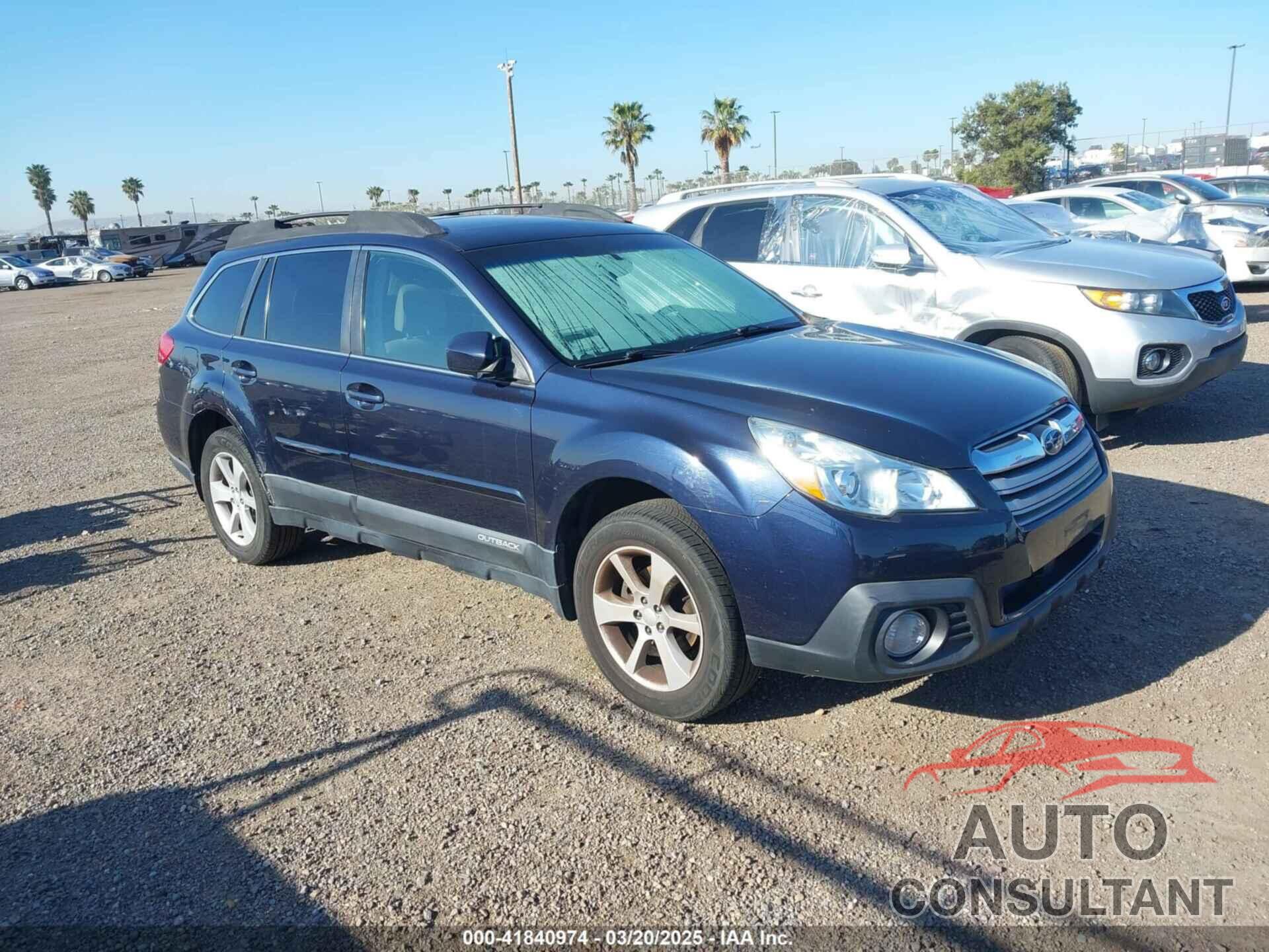 SUBARU OUTBACK 2013 - 4S4BRBGC1D3236151