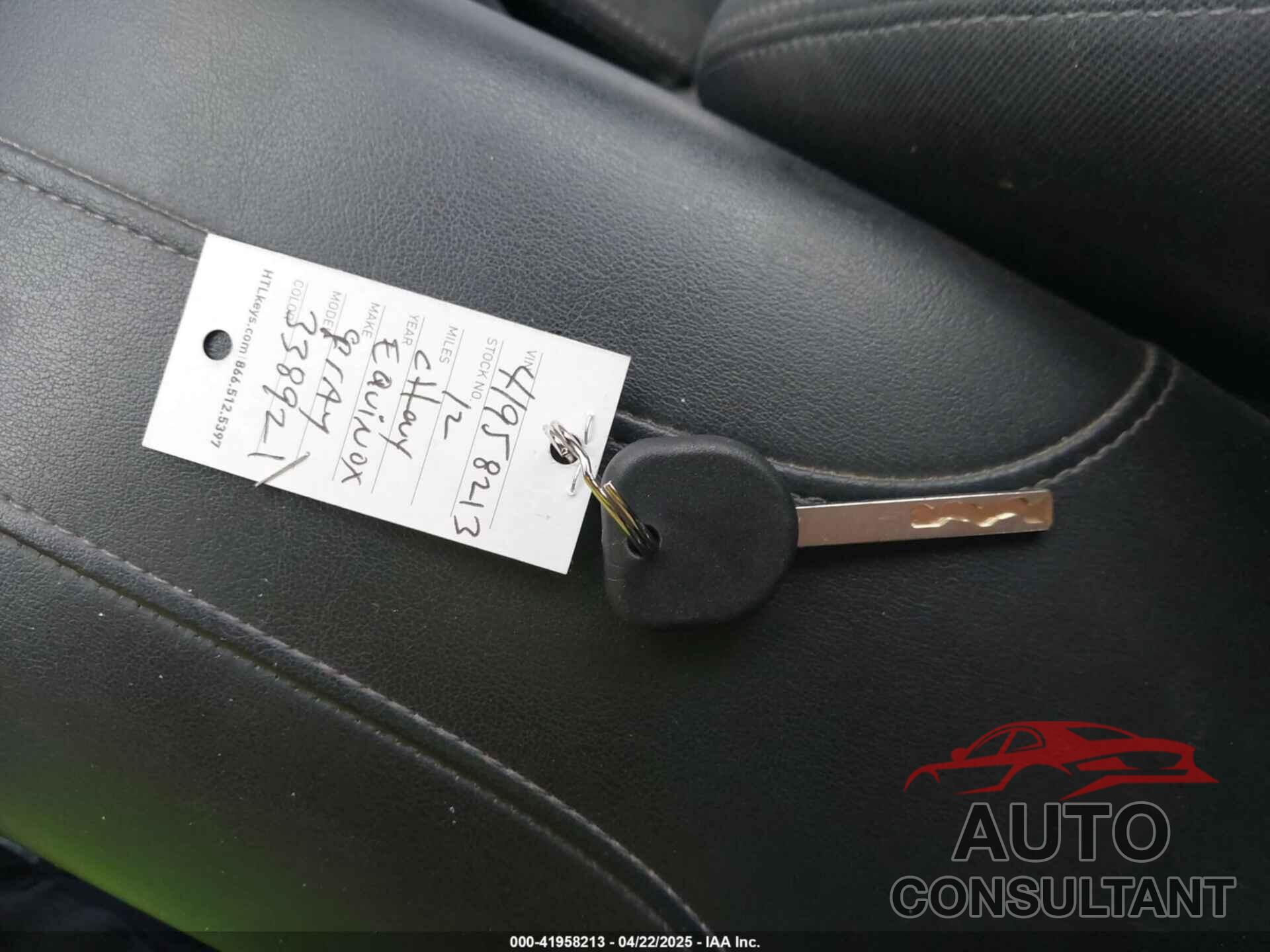 CHEVROLET EQUINOX 2012 - 2GNALDEK4C1338921