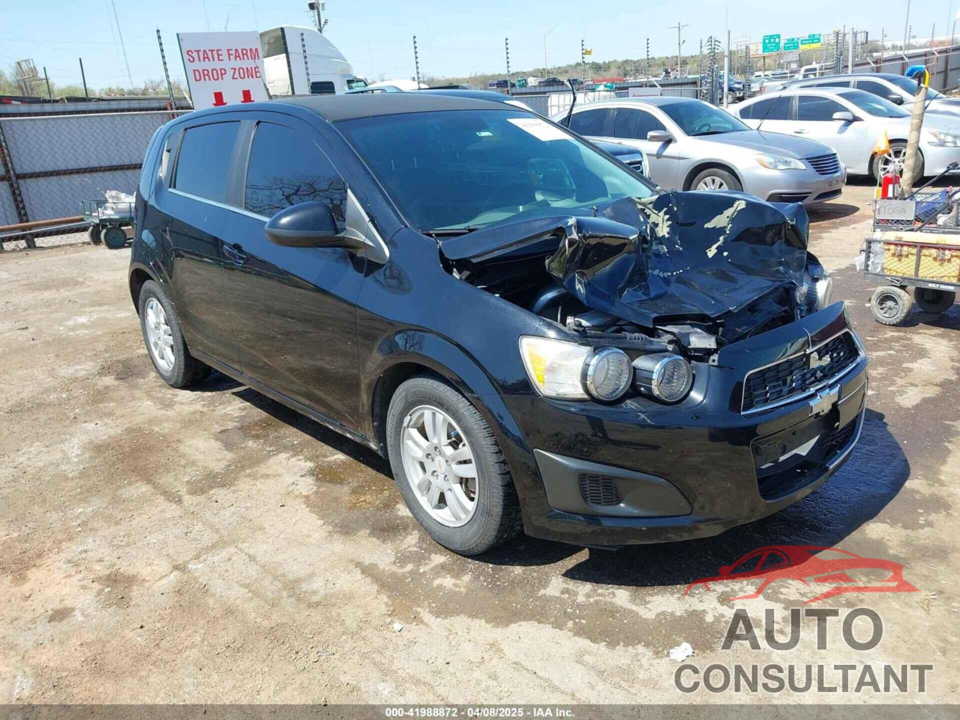 CHEVROLET SONIC 2012 - 1G1JC6SHXC4184175