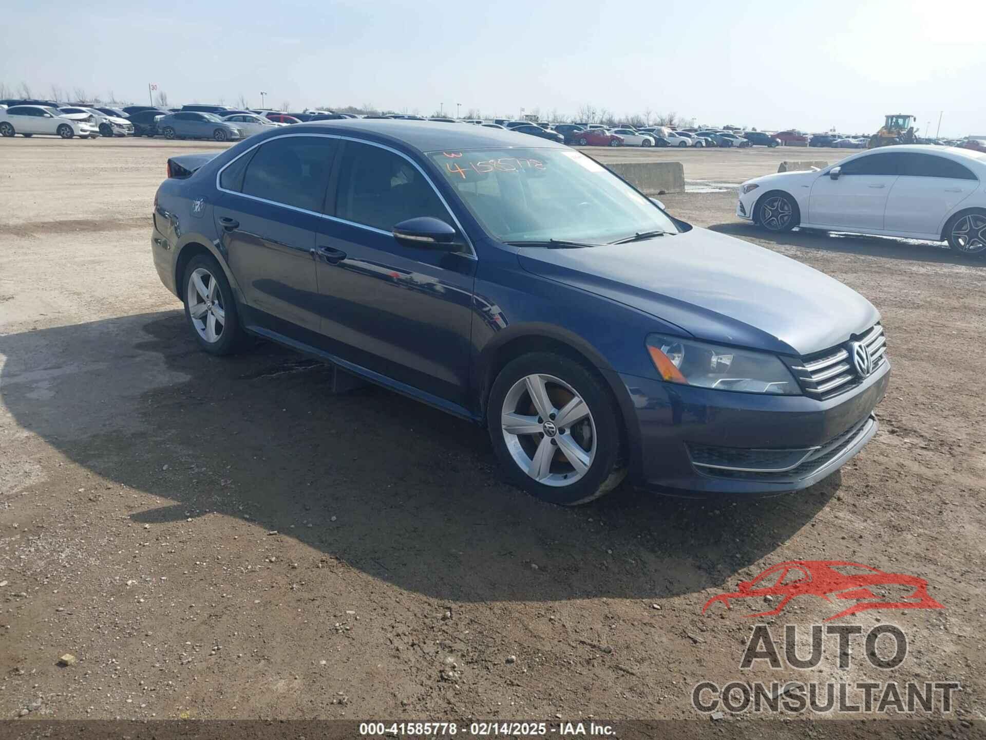 VOLKSWAGEN PASSAT 2012 - 1VWBH7A3XCC083374