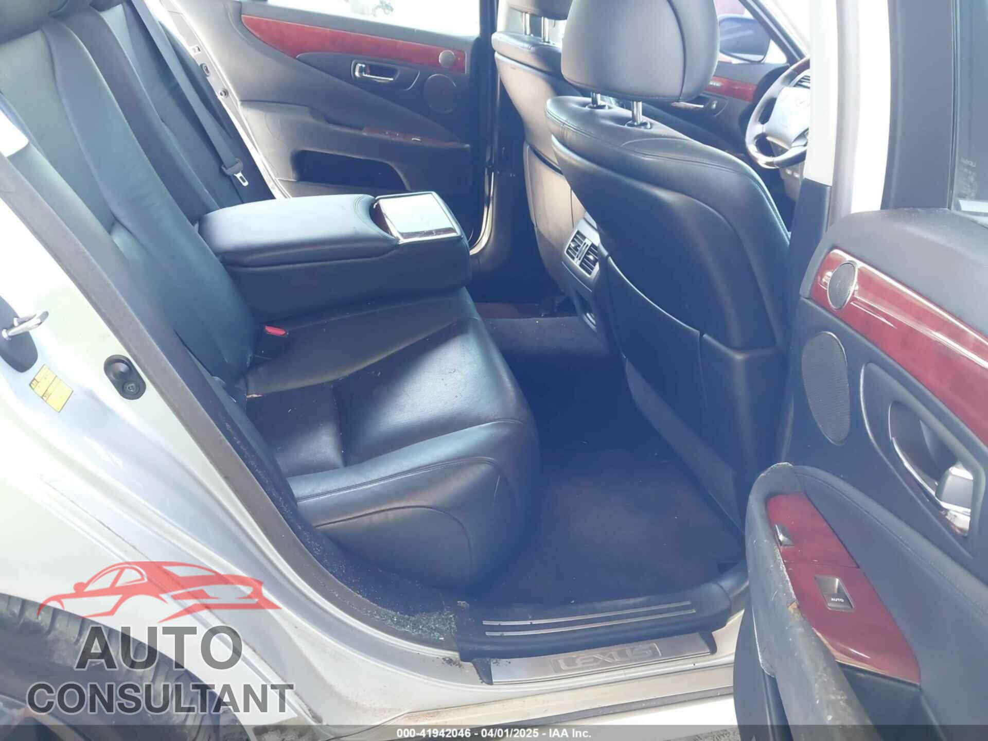LEXUS LS 460 2009 - JTHBL46FX95085477