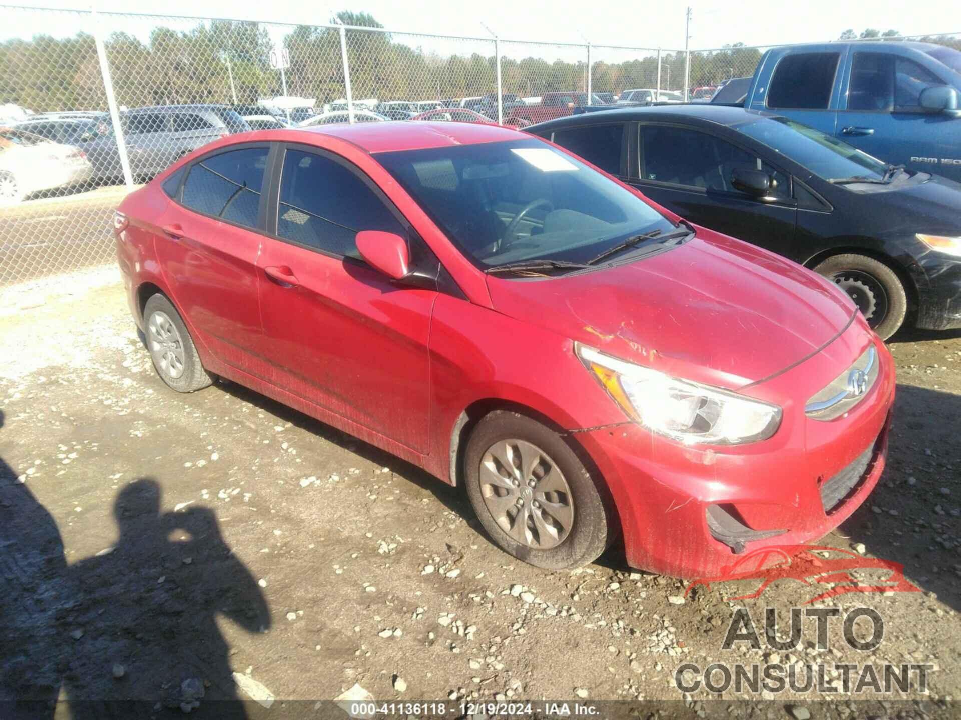 HYUNDAI ACCENT 2017 - KMHCT4AE1HU245587