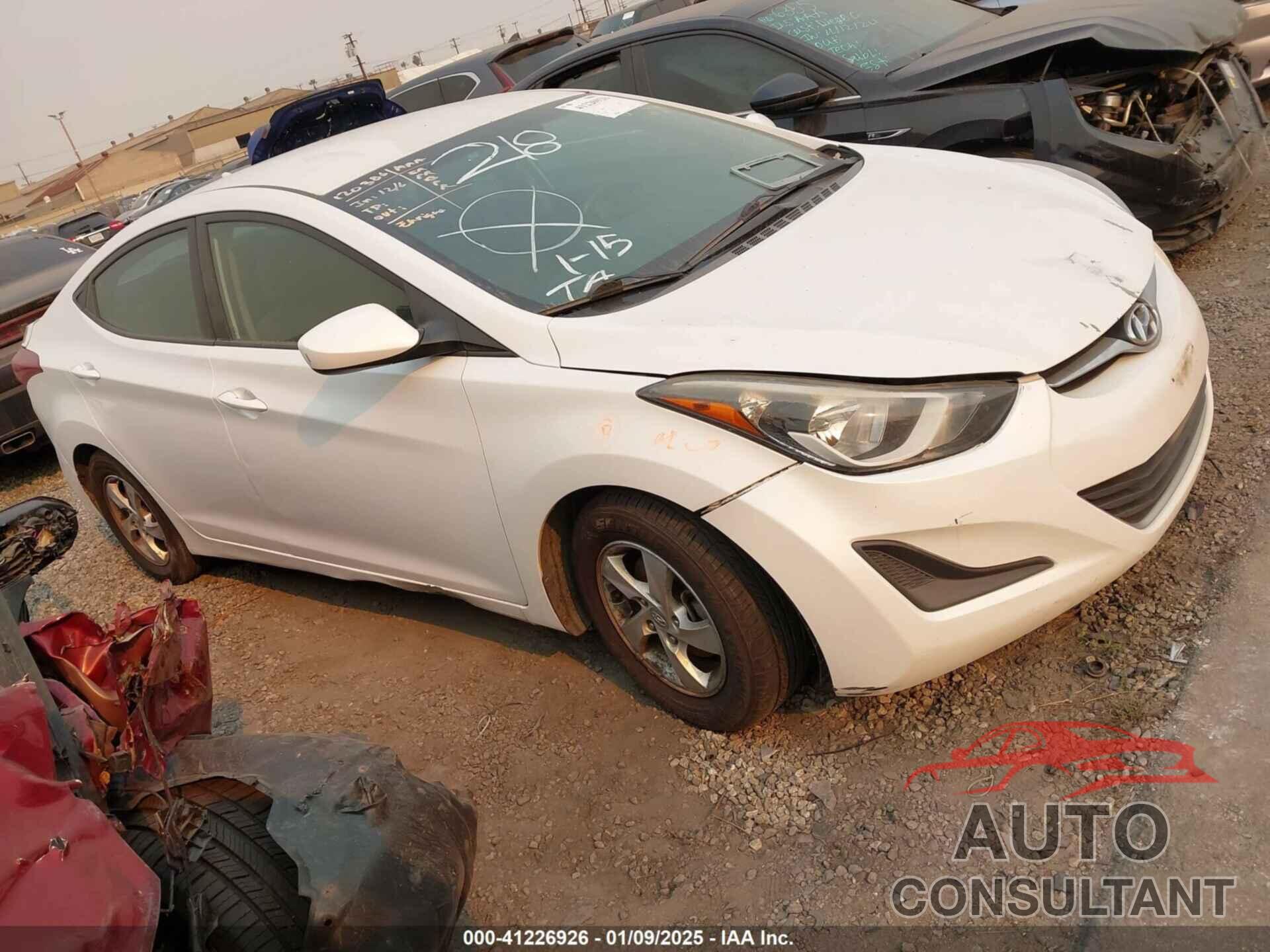 HYUNDAI ELANTRA 2015 - 5NPDH4AE3FH578732