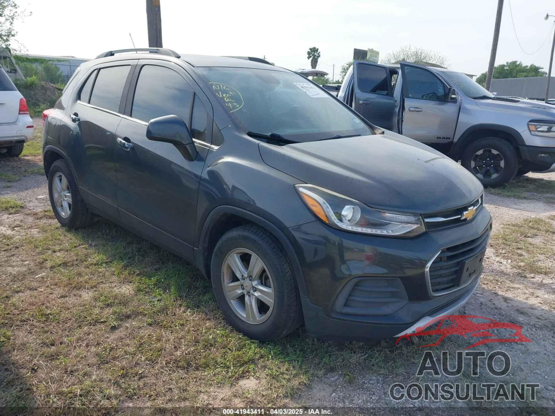 CHEVROLET TRAX 2017 - KL7CJLSB0HB150598