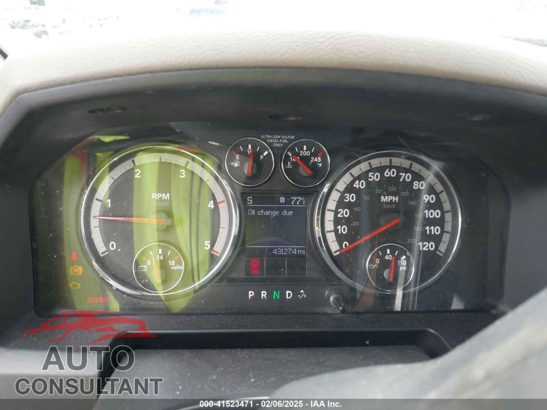 DODGE RAM 2500 2010 - 3D7TP2CL7AG176122