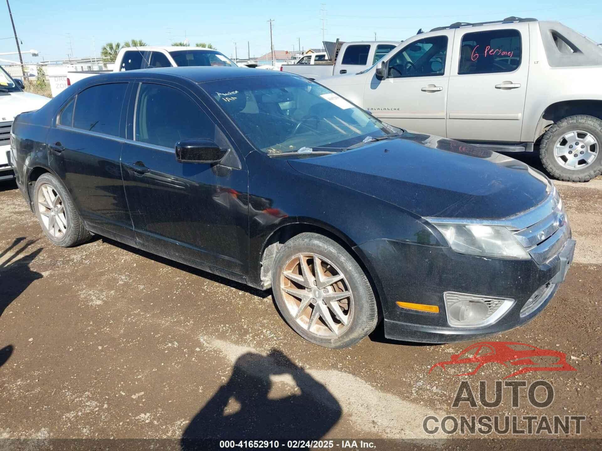 FORD FUSION 2012 - 3FAHP0JG3CR178389