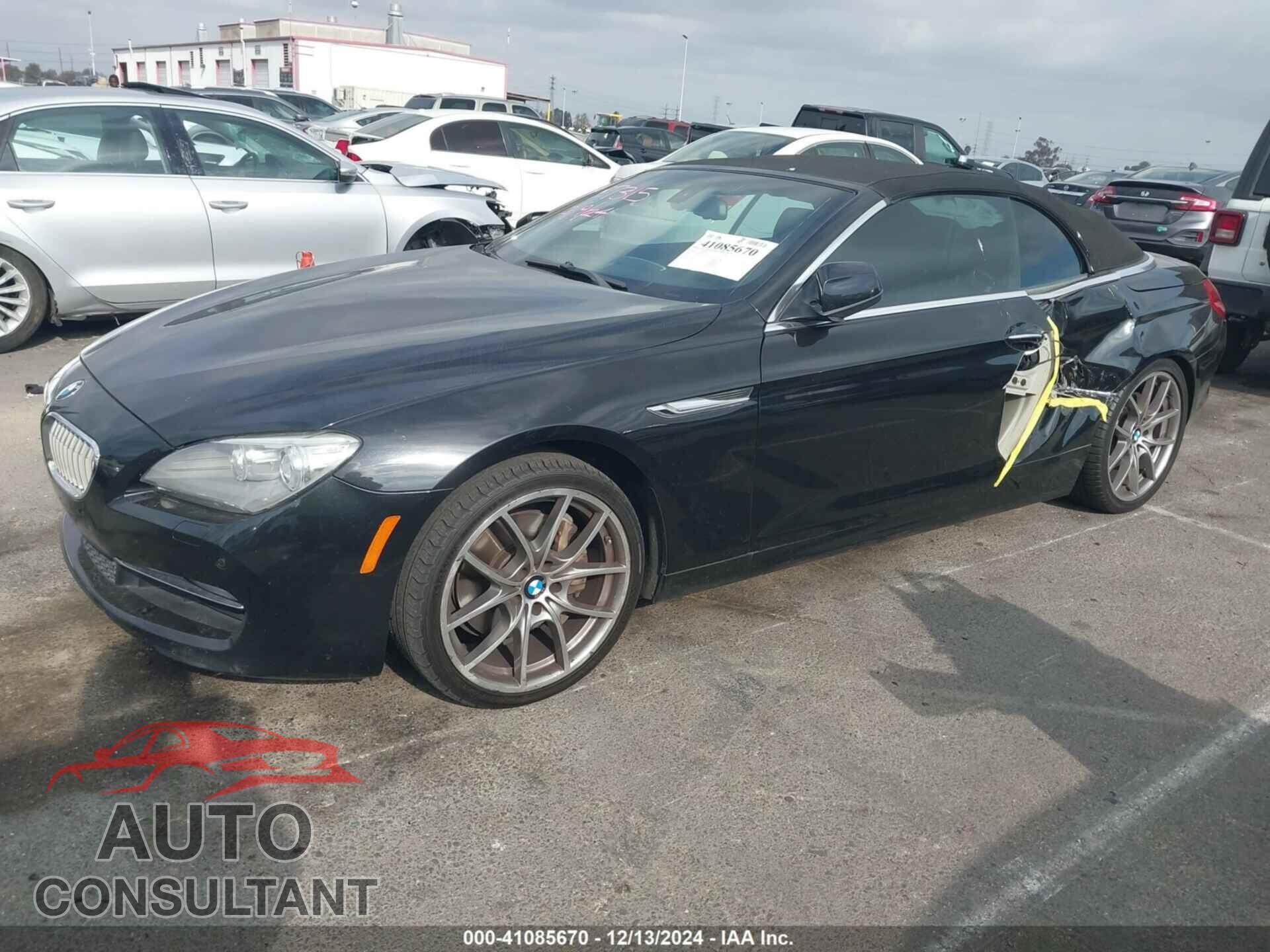 BMW 650I 2012 - WBALZ3C59CDL72345