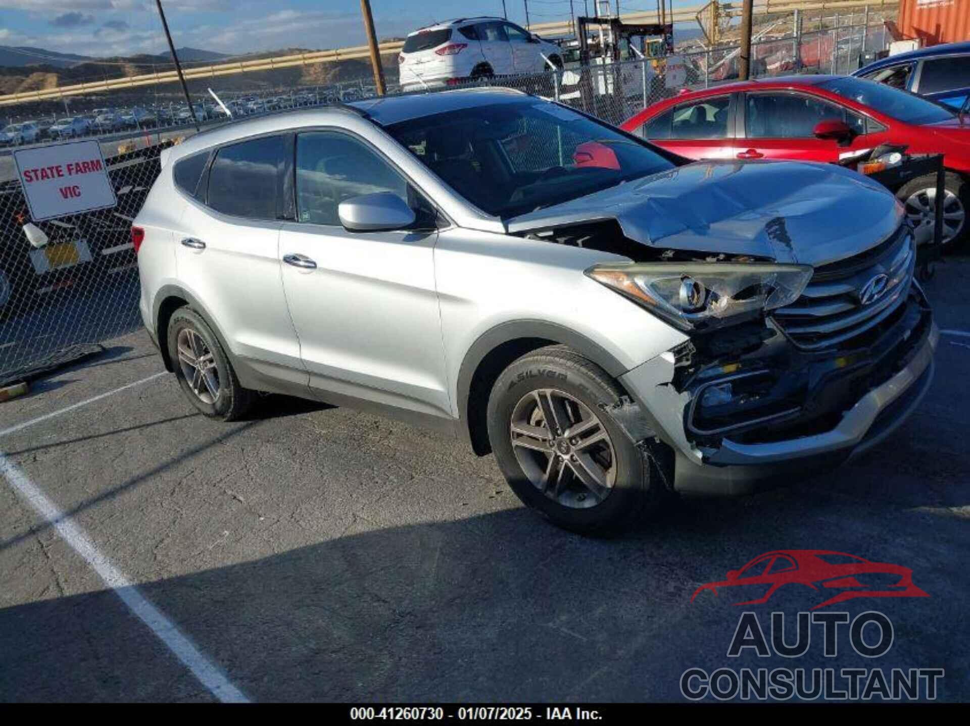 HYUNDAI SANTA FE SPORT 2017 - 5XYZU3LB4HG462514