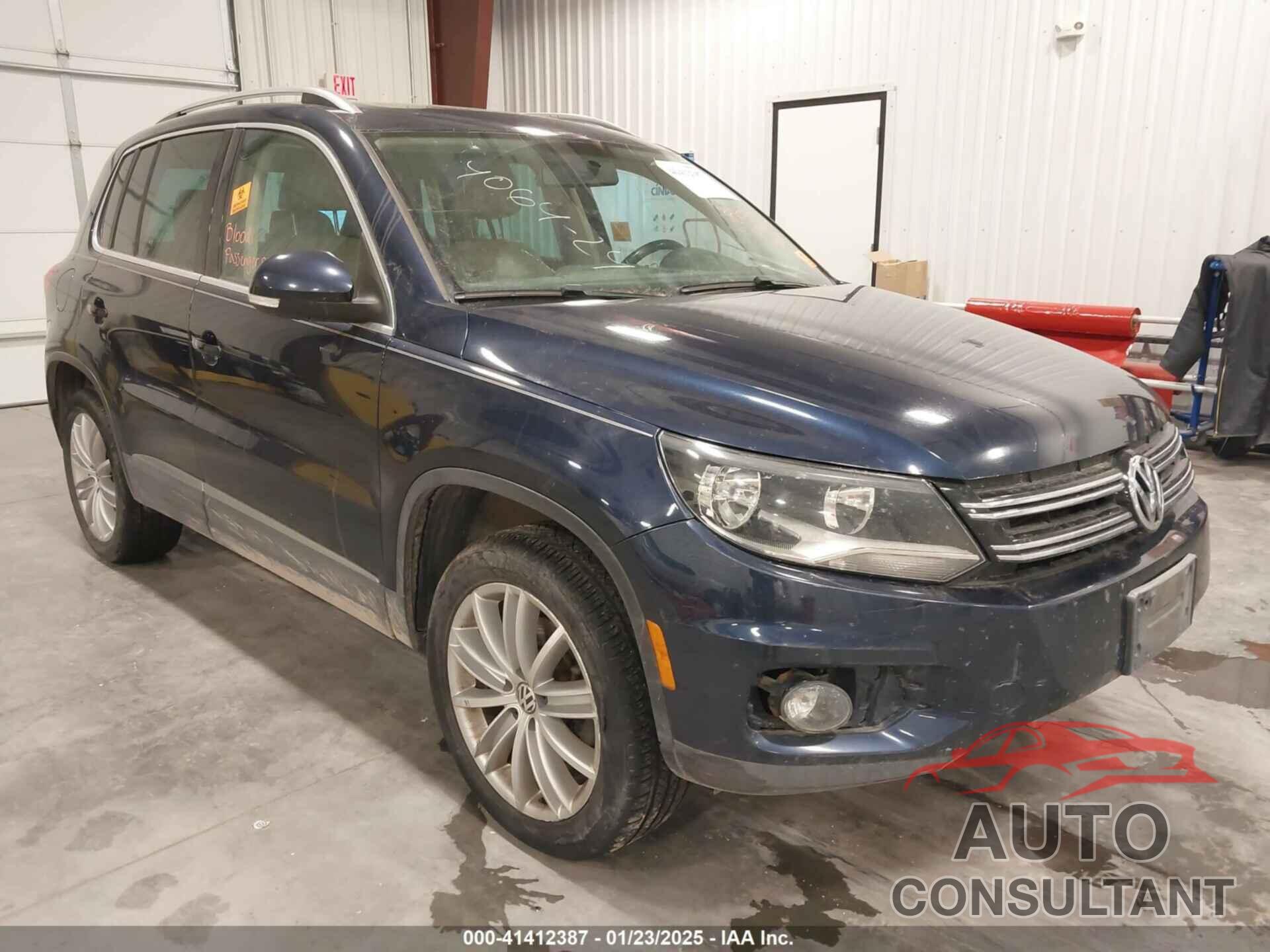 VOLKSWAGEN TIGUAN 2012 - WVGBV7AX3CW510435