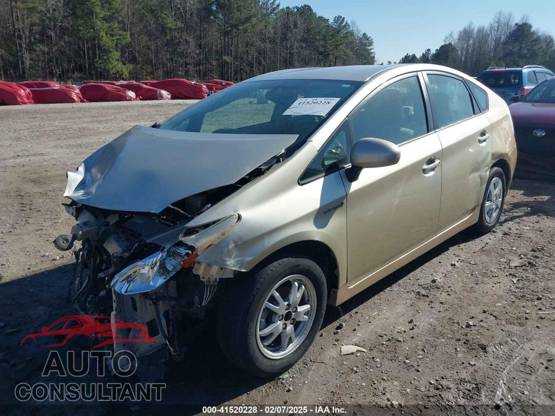 TOYOTA PRIUS 2011 - JTDKN3DU1B0257714