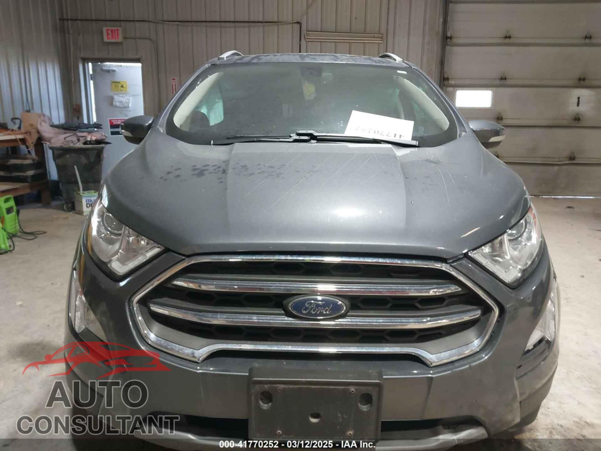 FORD ECOSPORT 2021 - MAJ6S3KL6MC398208