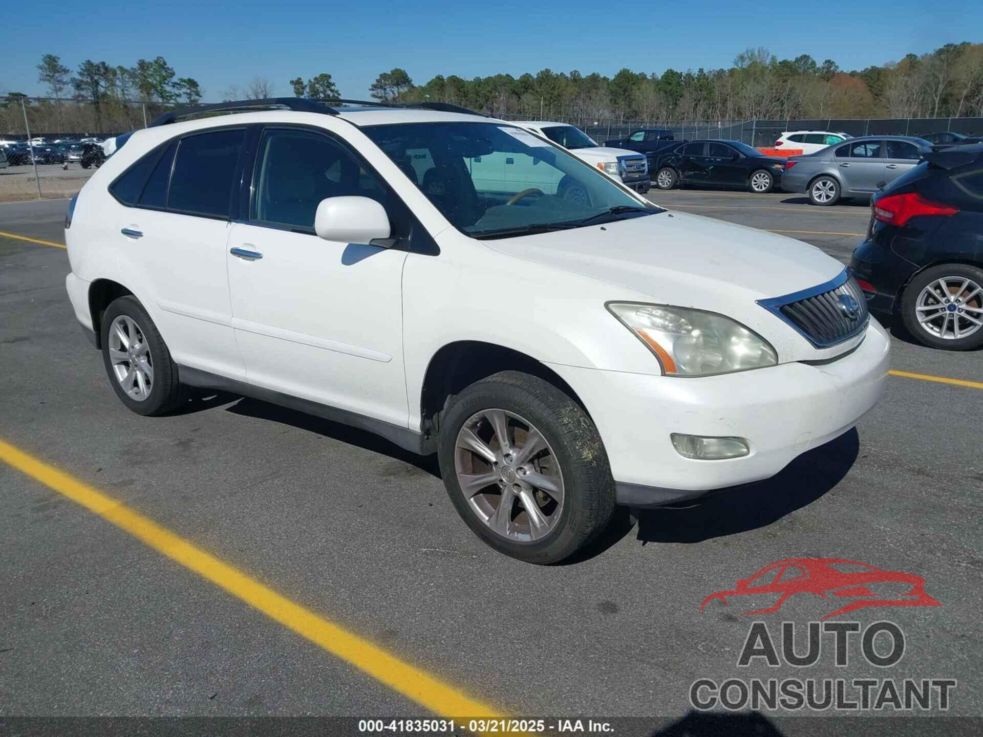 LEXUS RX 350 2009 - 2T2GK31UX9C074133