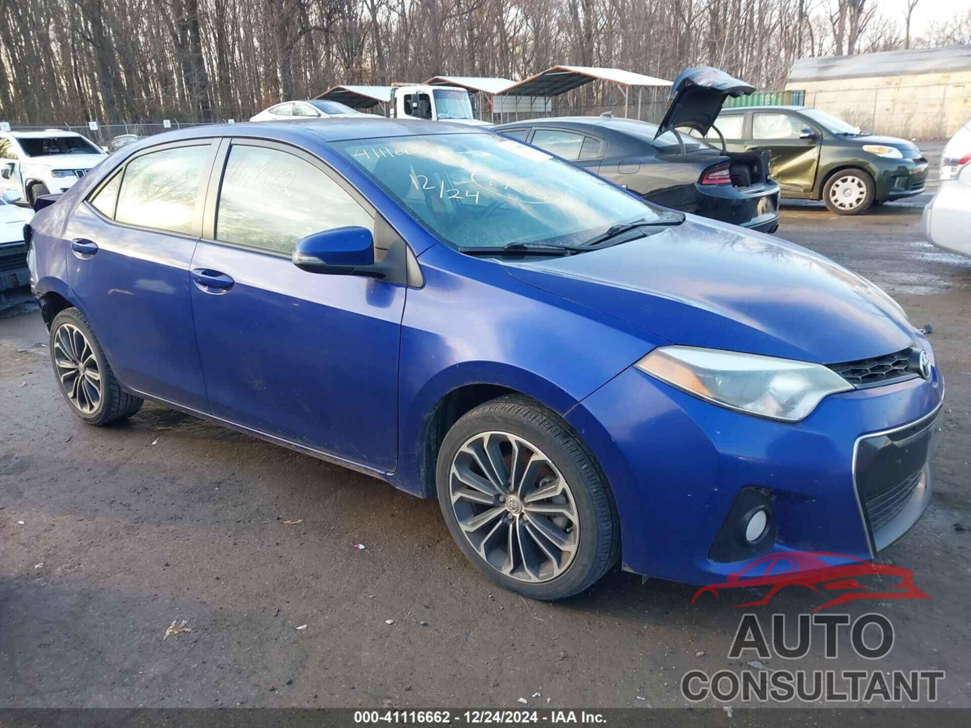 TOYOTA COROLLA 2015 - 5YFBURHE5FP362227