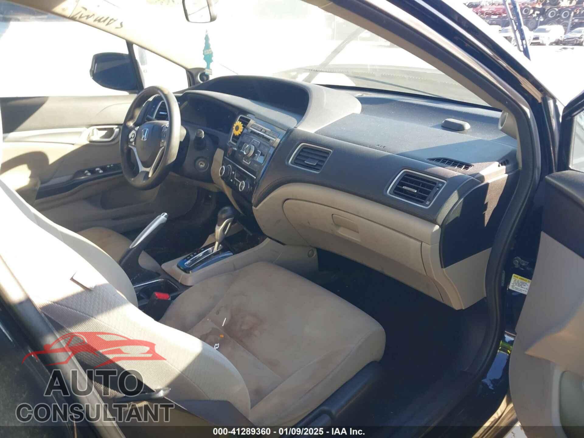 HONDA CIVIC 2013 - 19XFB2F86DE236548