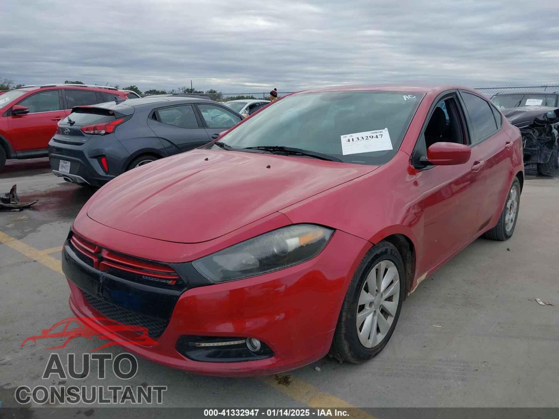 DODGE DART 2013 - 1C3CDFBA8DD199411