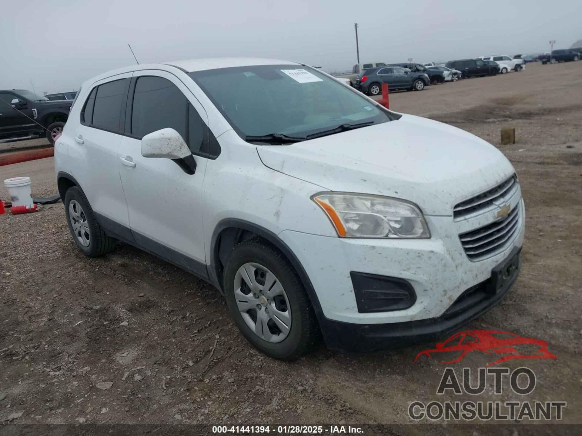 CHEVROLET TRAX 2016 - KL7CJKSB5GB631150