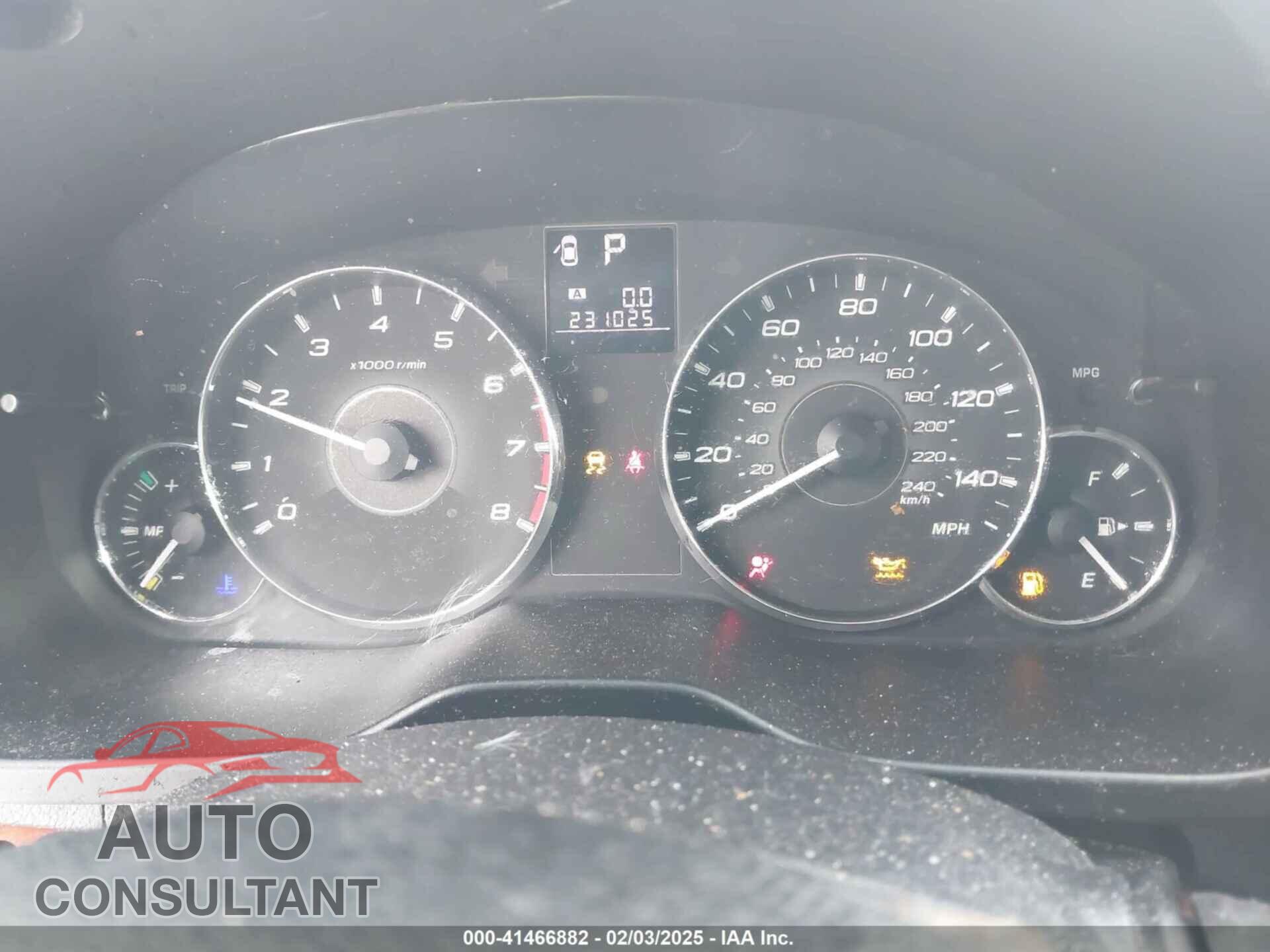 SUBARU OUTBACK 2012 - 4S4BRBJC5C3288003