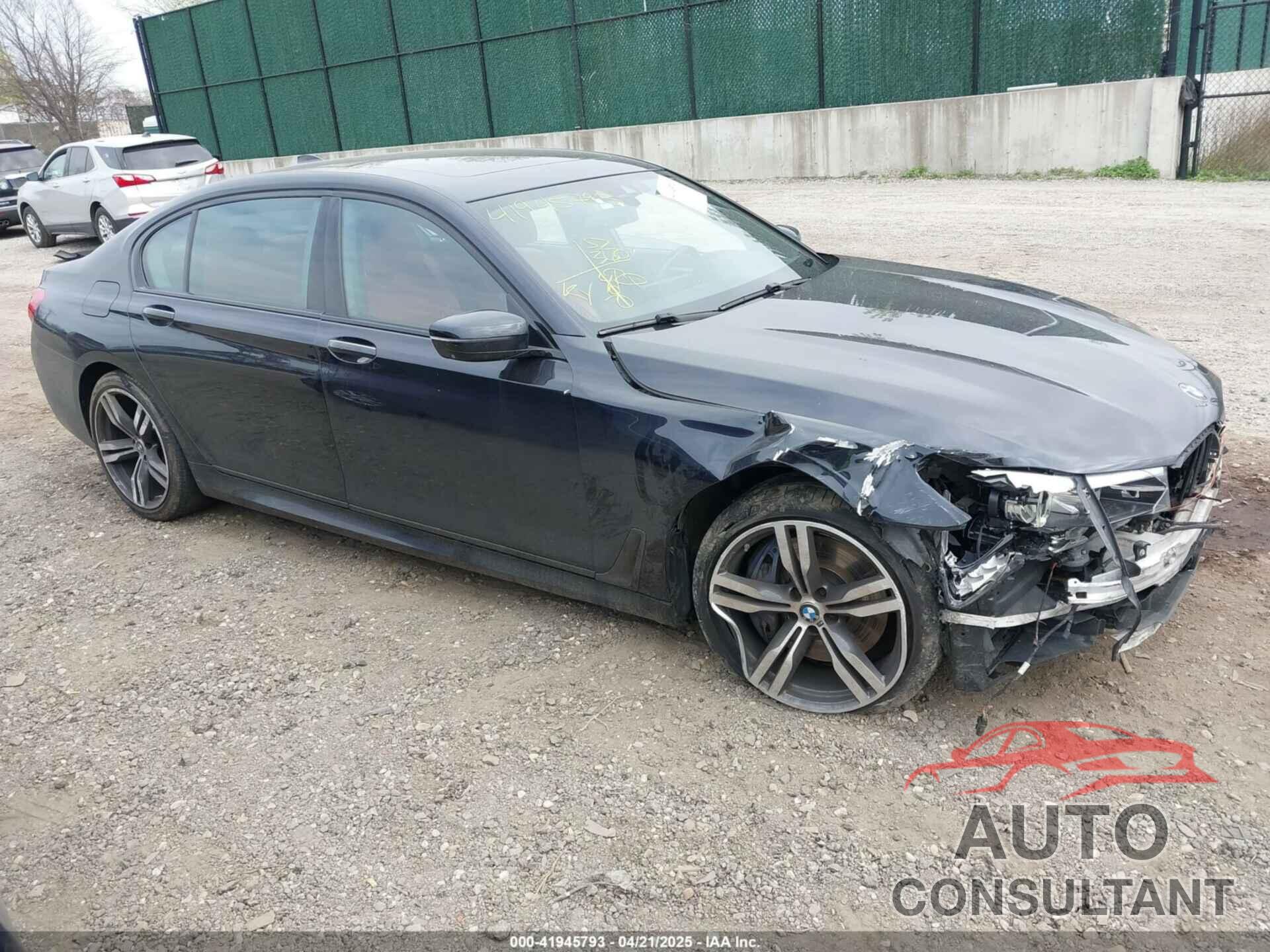 BMW 740I 2018 - WBA7E4C56JGV24158